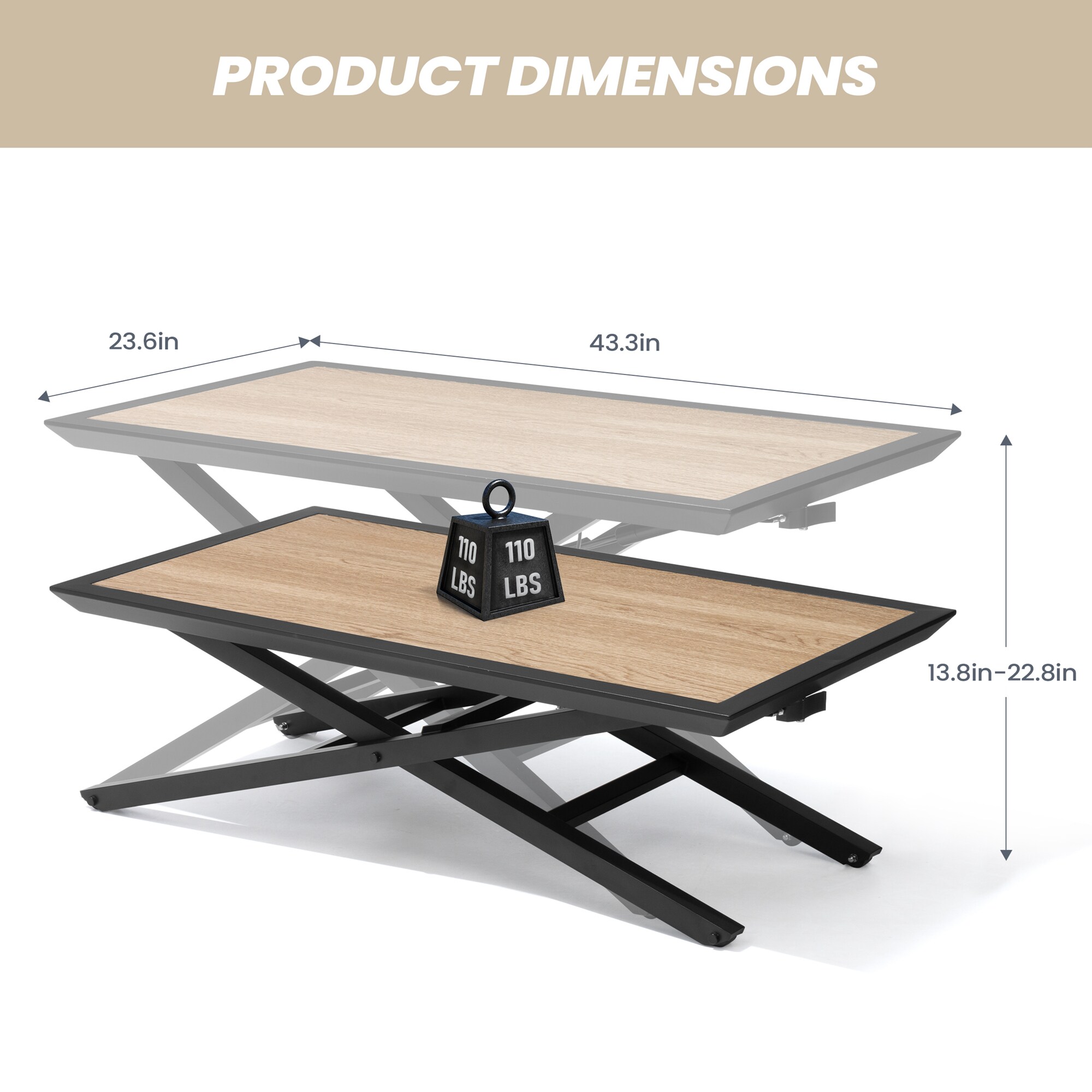 Crestlive Products CL-TB056NAT Patio-Tables - View #4