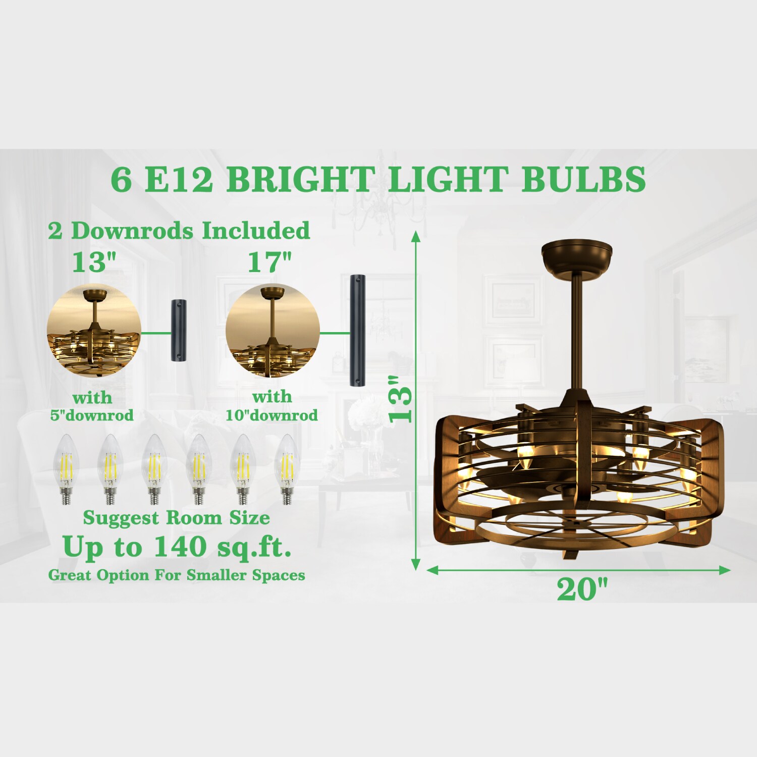 EP Light CFAN-B Ceiling-Fans - View #8