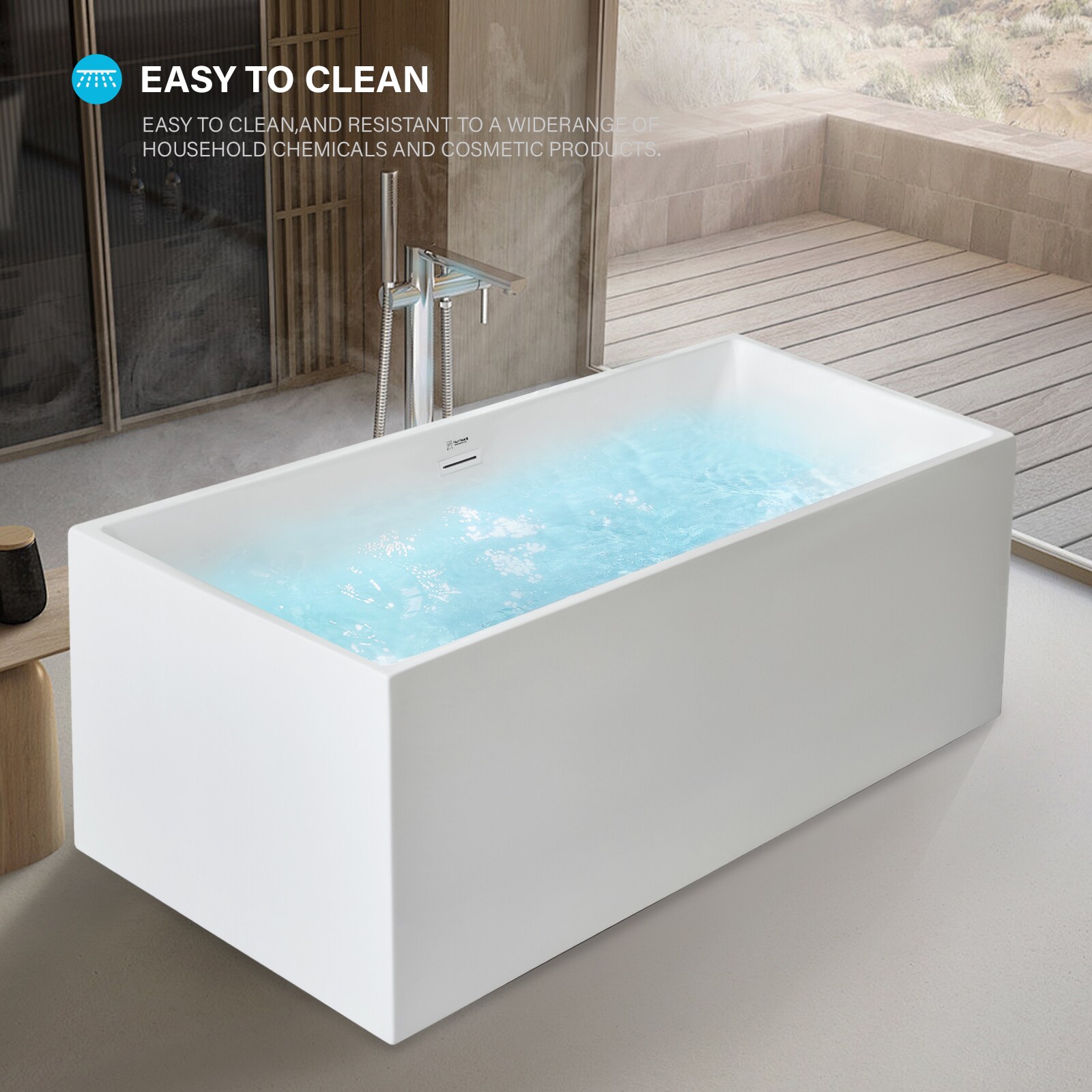 Vanity Art VA6813B-S-PW bathtubs - View #6