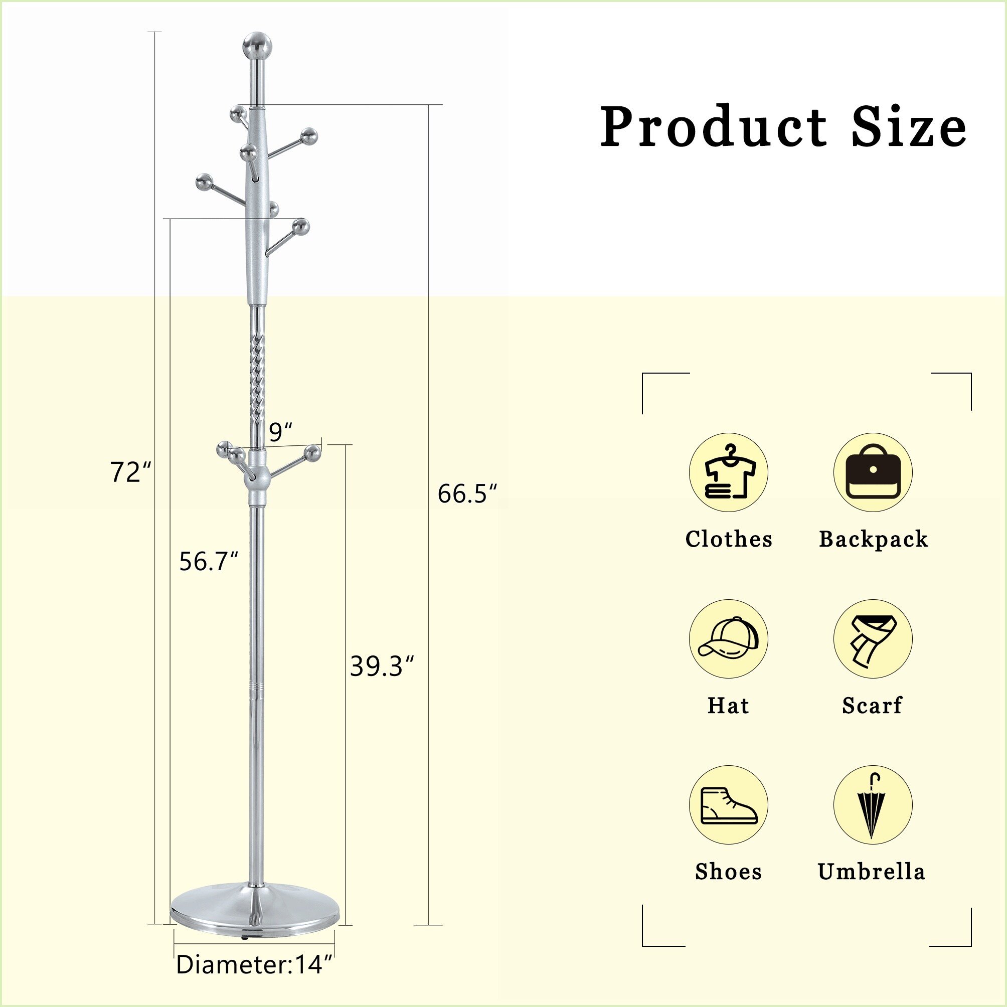 SunJet ECV5AQ7WKT6G4 Coatrack-Stands-Pedestals - View #2