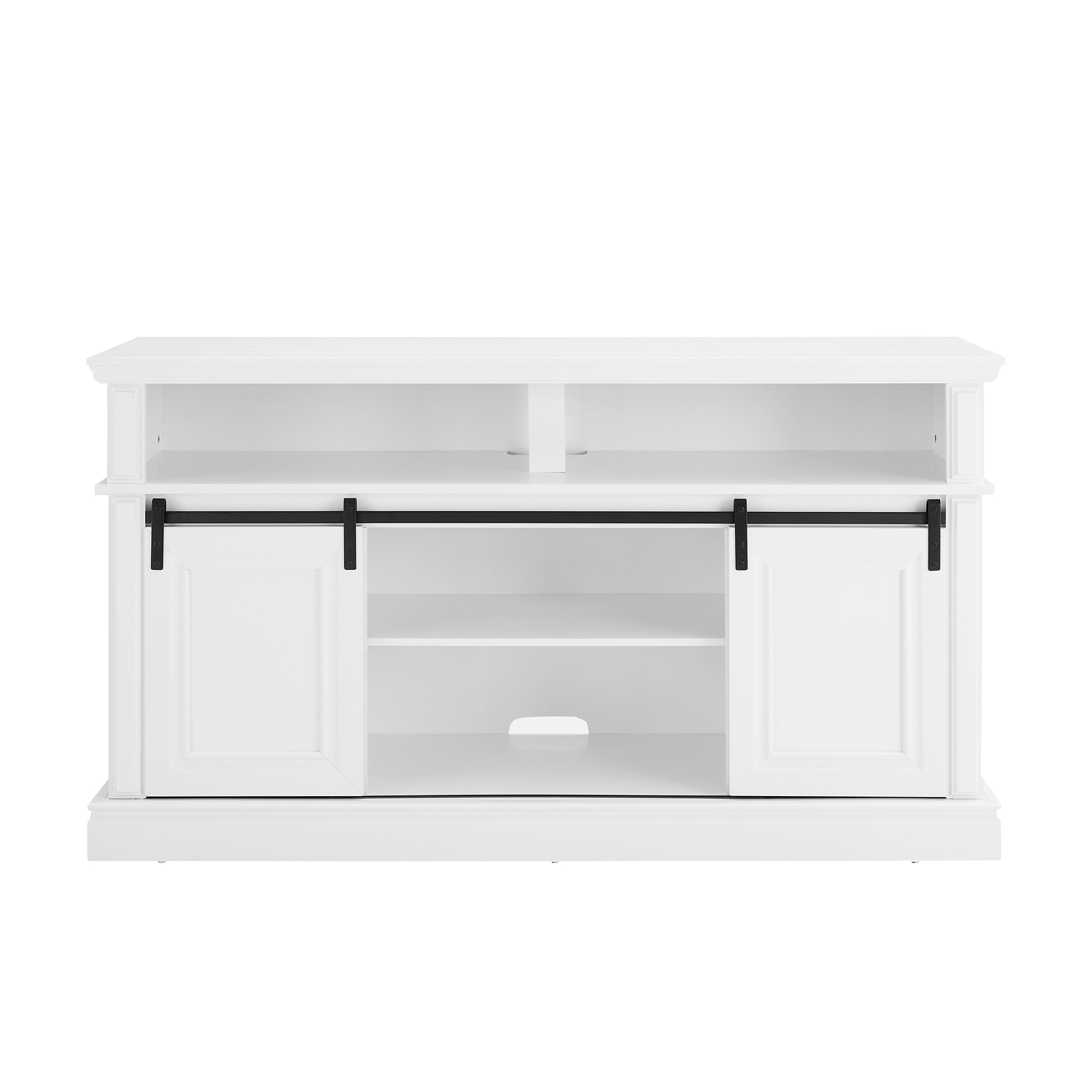 GZMR YDD-W51328540 Mid Century style Entertainment TV Table Modern/Contemporary White TV cabinet ( Accommodates TVs up to 65-in )