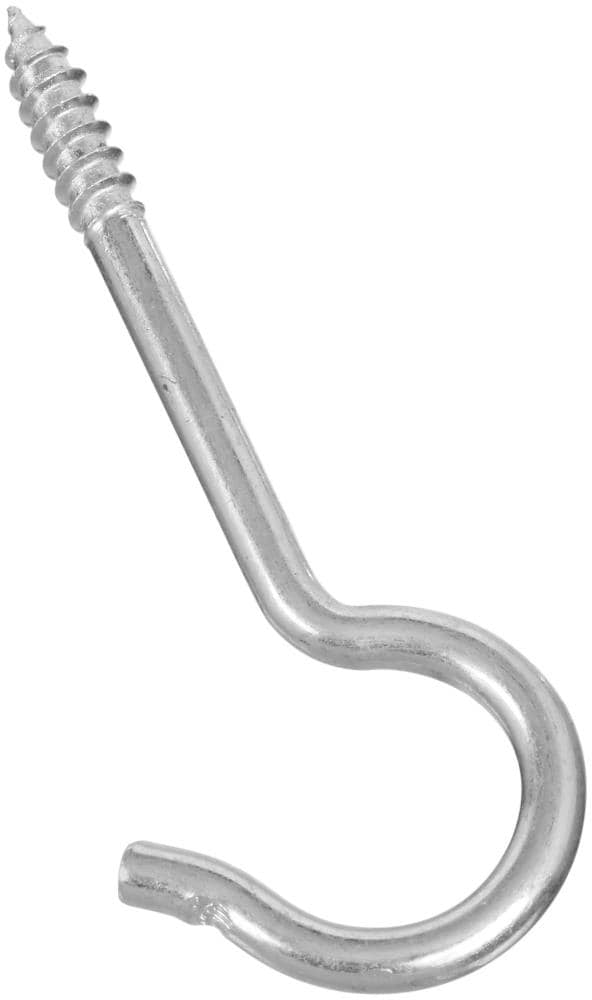 National Hardware Zinc Plated Screw Ceiling Hook(60-lb Capacity) in the  Utility Hooks & Racks department at