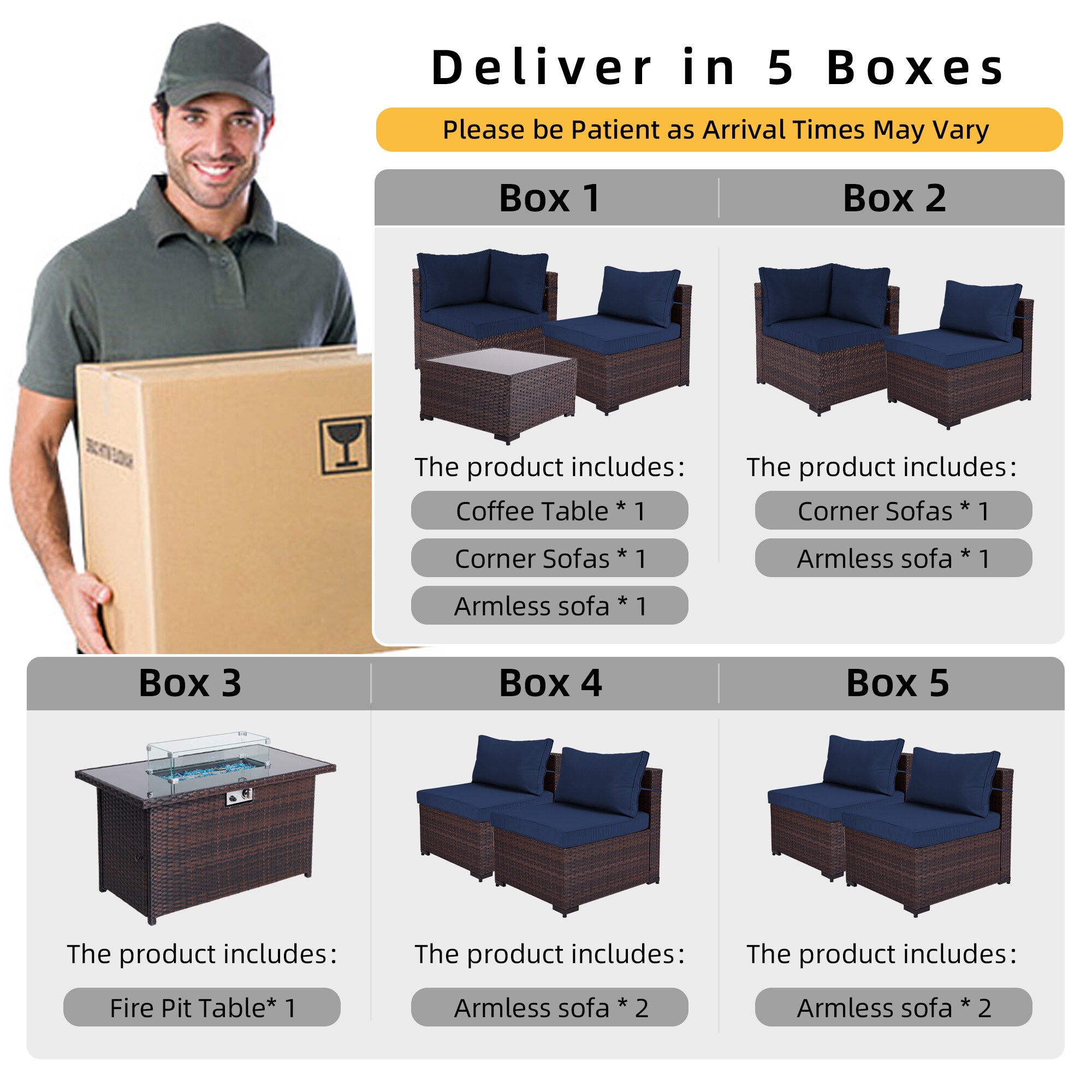 Patio Watcher TBSF-AB2C-N43TB Patio-Conversation-Sets - View #10