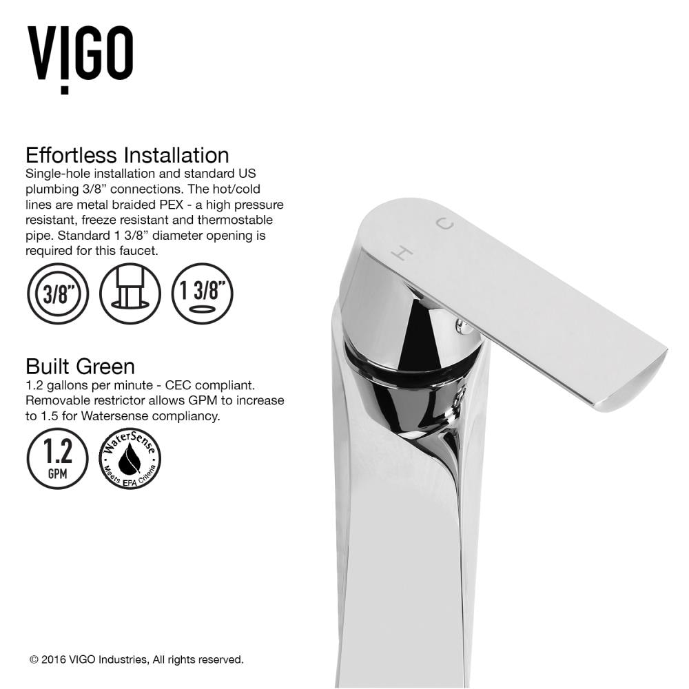 VIGO VGT132 Bath-Sink - View #2
