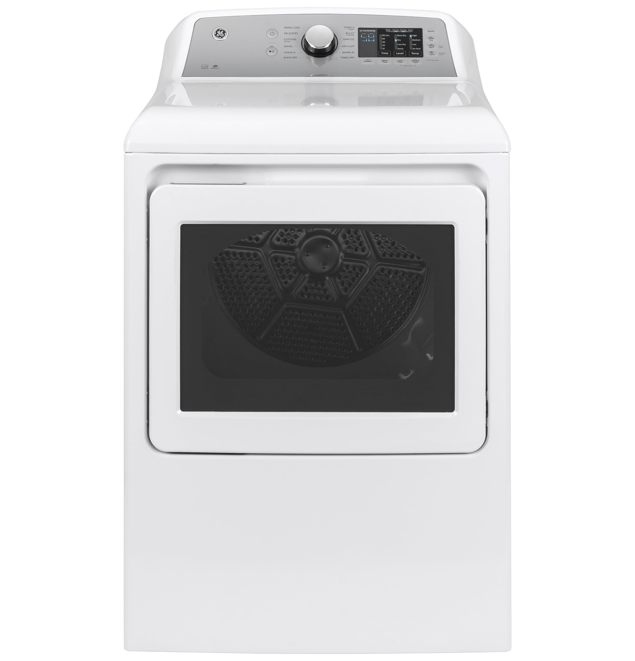 Ge Part # GFD43GSSMWW - Ge 7.5 Cu. Ft. 120-Volt White Stackable Gas Vented  Dryer, Energy Star - Gas Dryers - Home Depot Pro