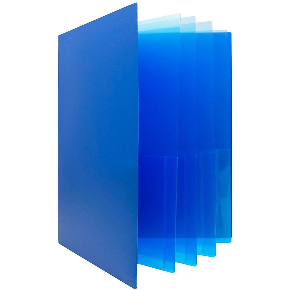 Assorted Dark Color Poly Folders with Prongs Bulk 30 Pack Letter Size with Business Card Slot and Black 3 Prong Folders Blue Summit Supplies 30 Plastic Two Pocket Folders with Prongs Blue Red 