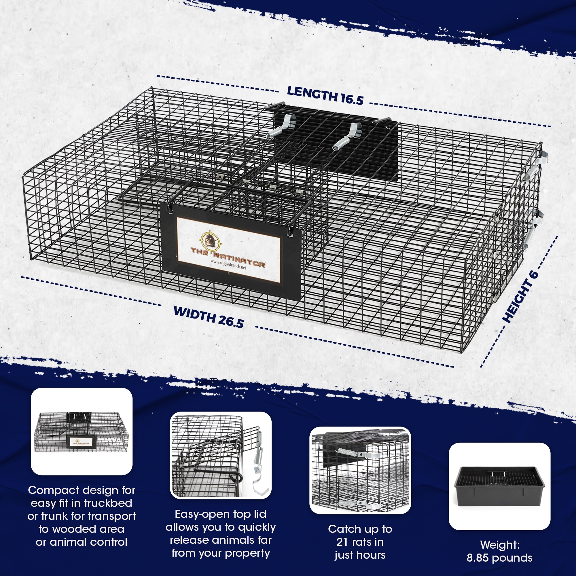 Rugged Ranch 2 X RATTR Animal-Rodent-Control - View #3
