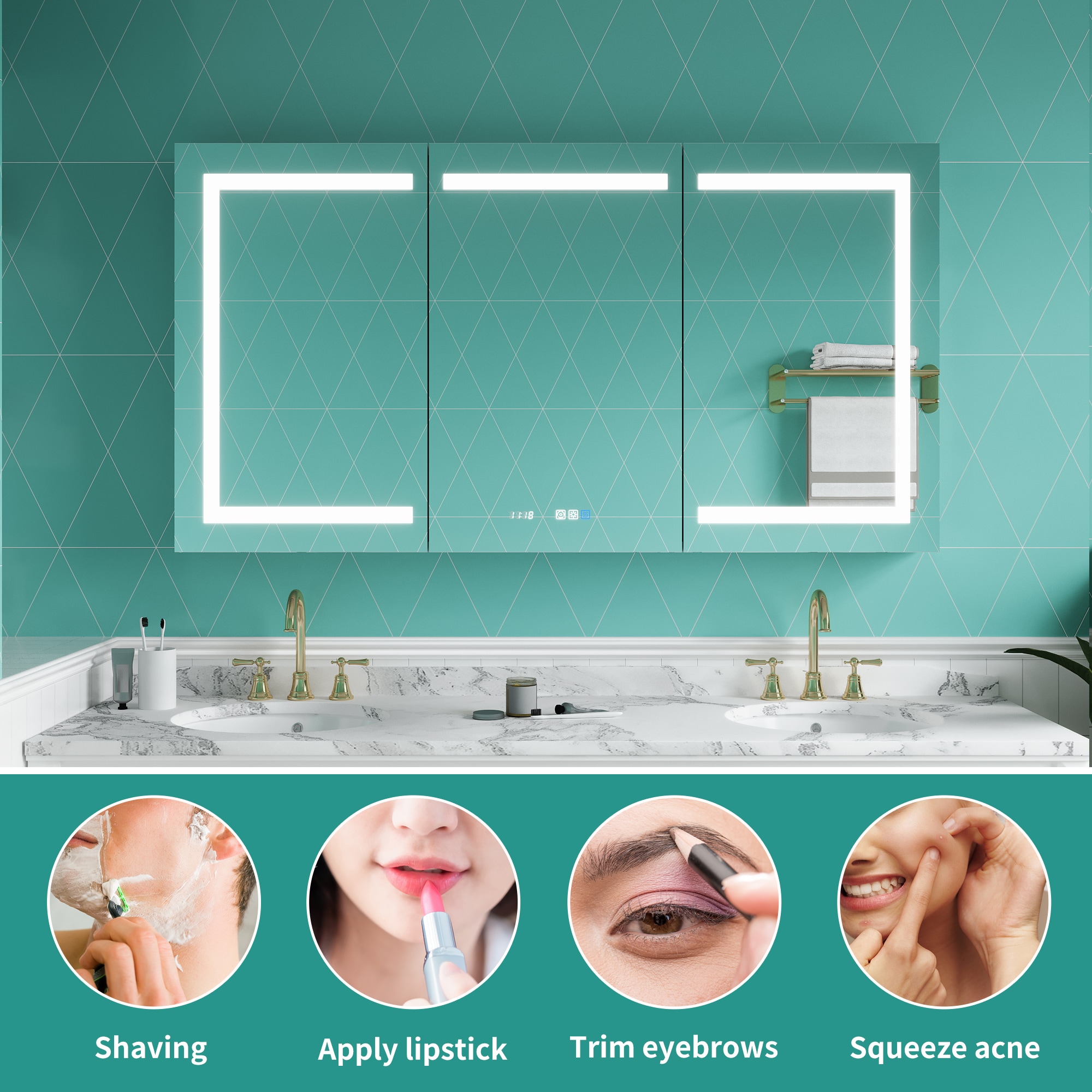 ExBrite 2430V3LV3R1226XD2 Bathroom-Medicine-Cabinets - View #8
