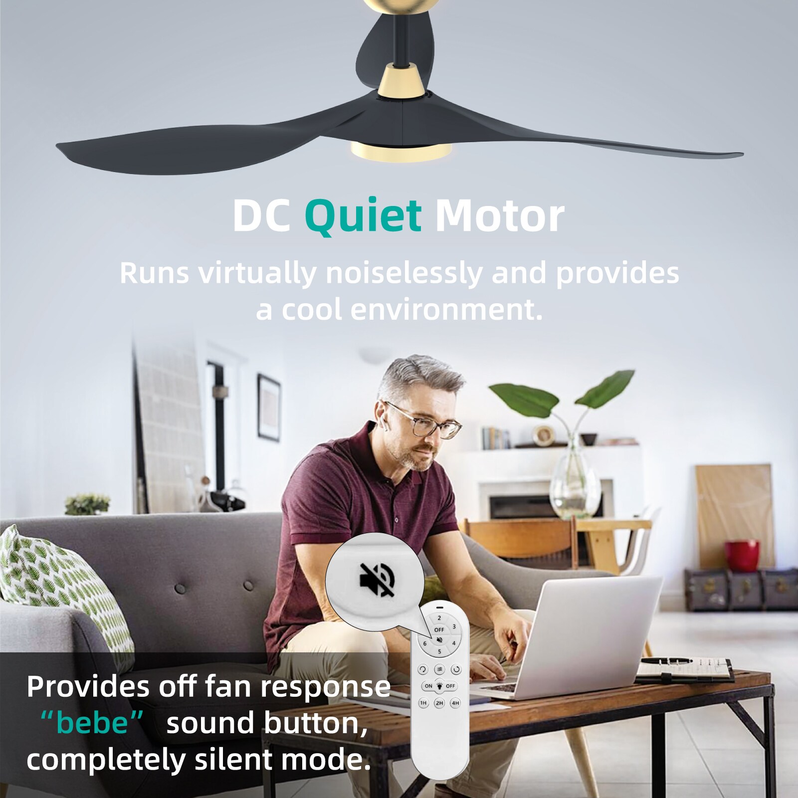ocioc OC52-BG-3D-R3 Ceiling-Fans - View #7