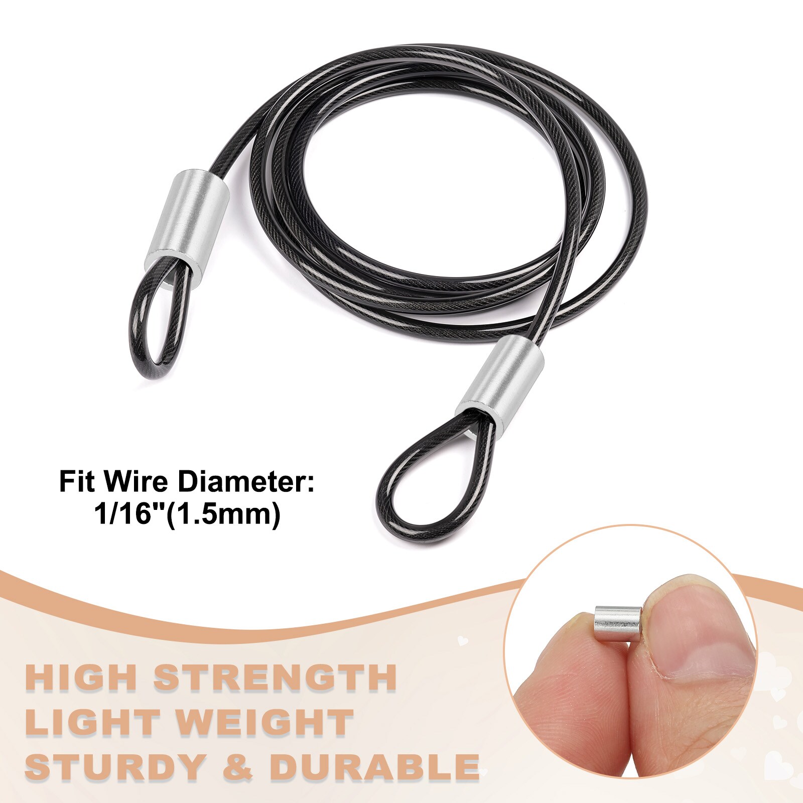 Unique Bargains S26042400UX5595 Chain-Cable-By-The-Foot - View #4
