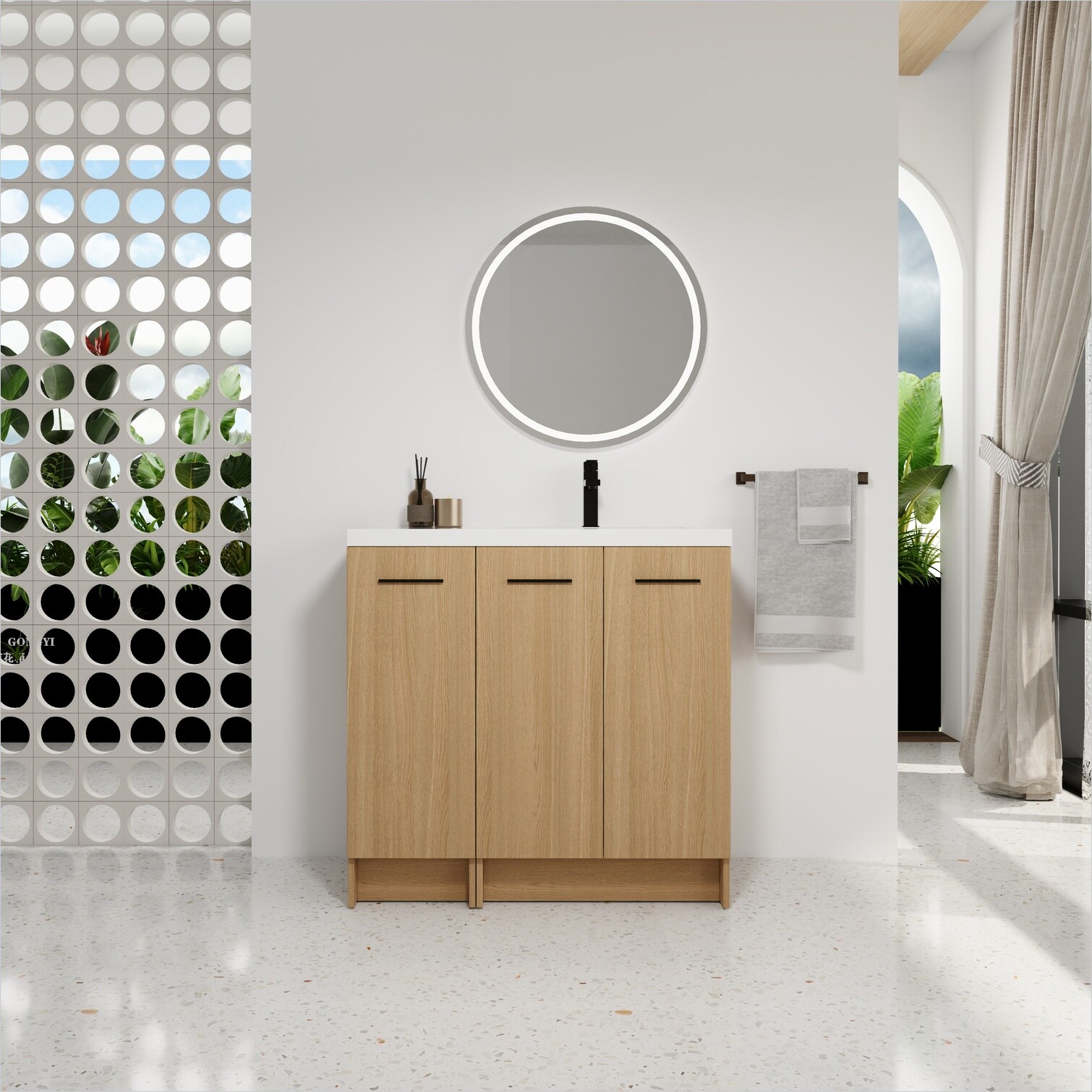 Naturefalls YIEAXK8M18RK Bath-Vanity-Combo - View #6