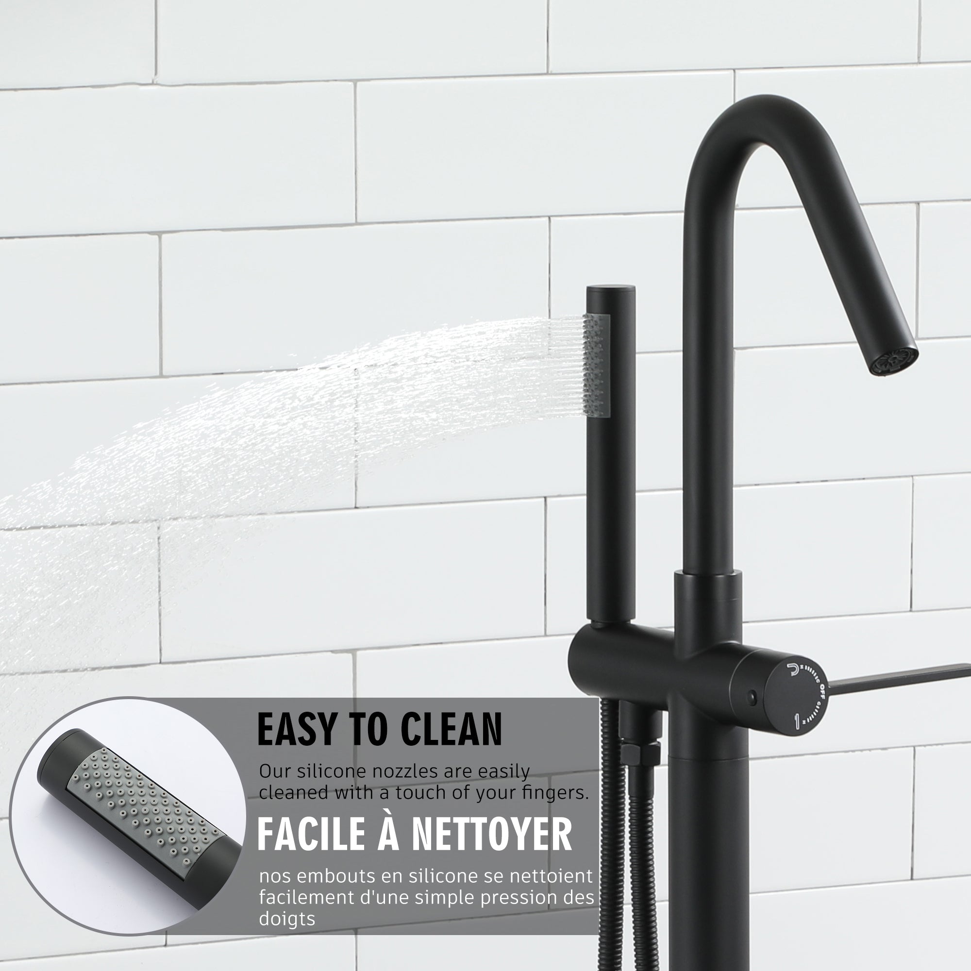 Boyel Living BL12-MB Roman-Tub-Faucets - View #7