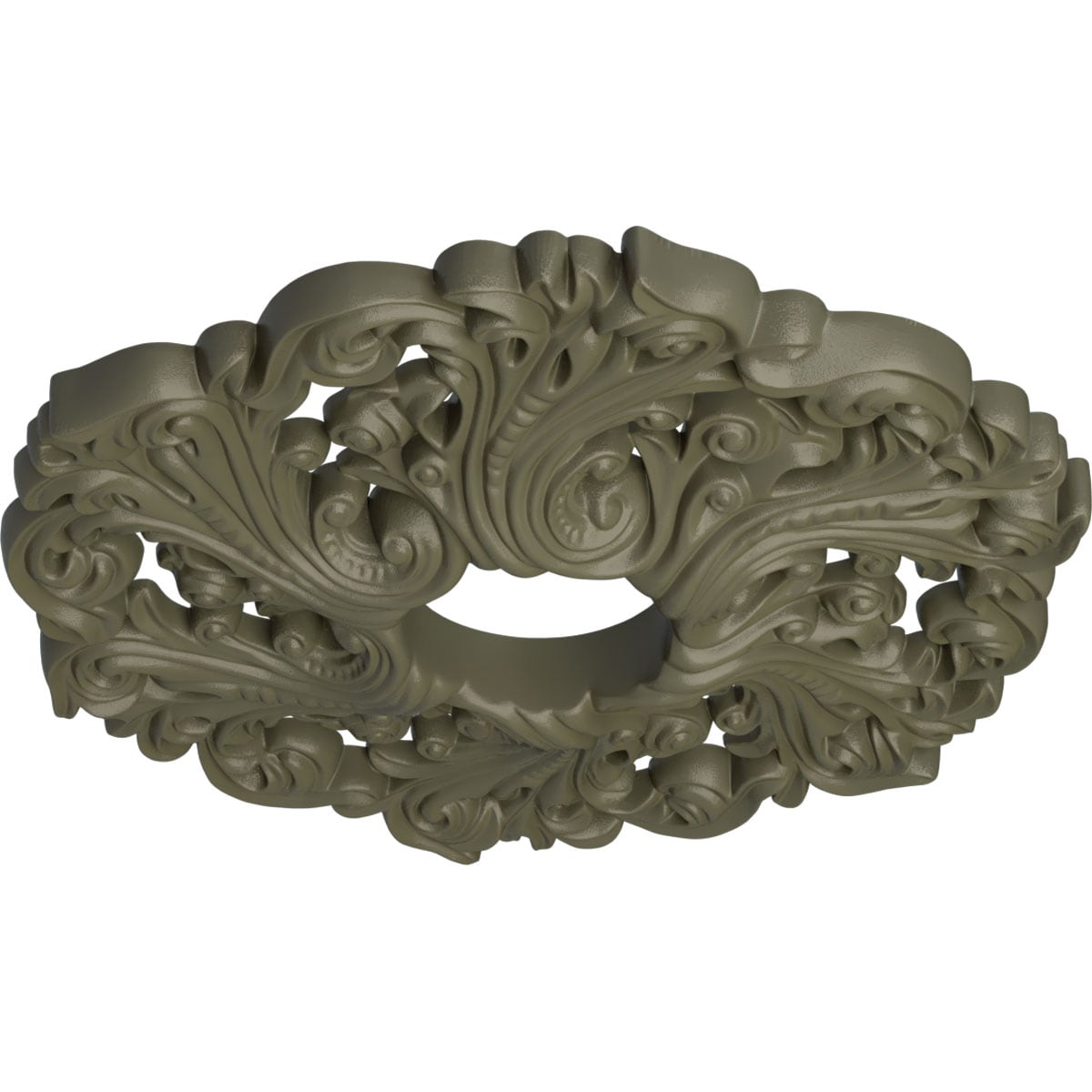 Ekena Millwork CM19ORSSF Ceiling-Medallions - View #2