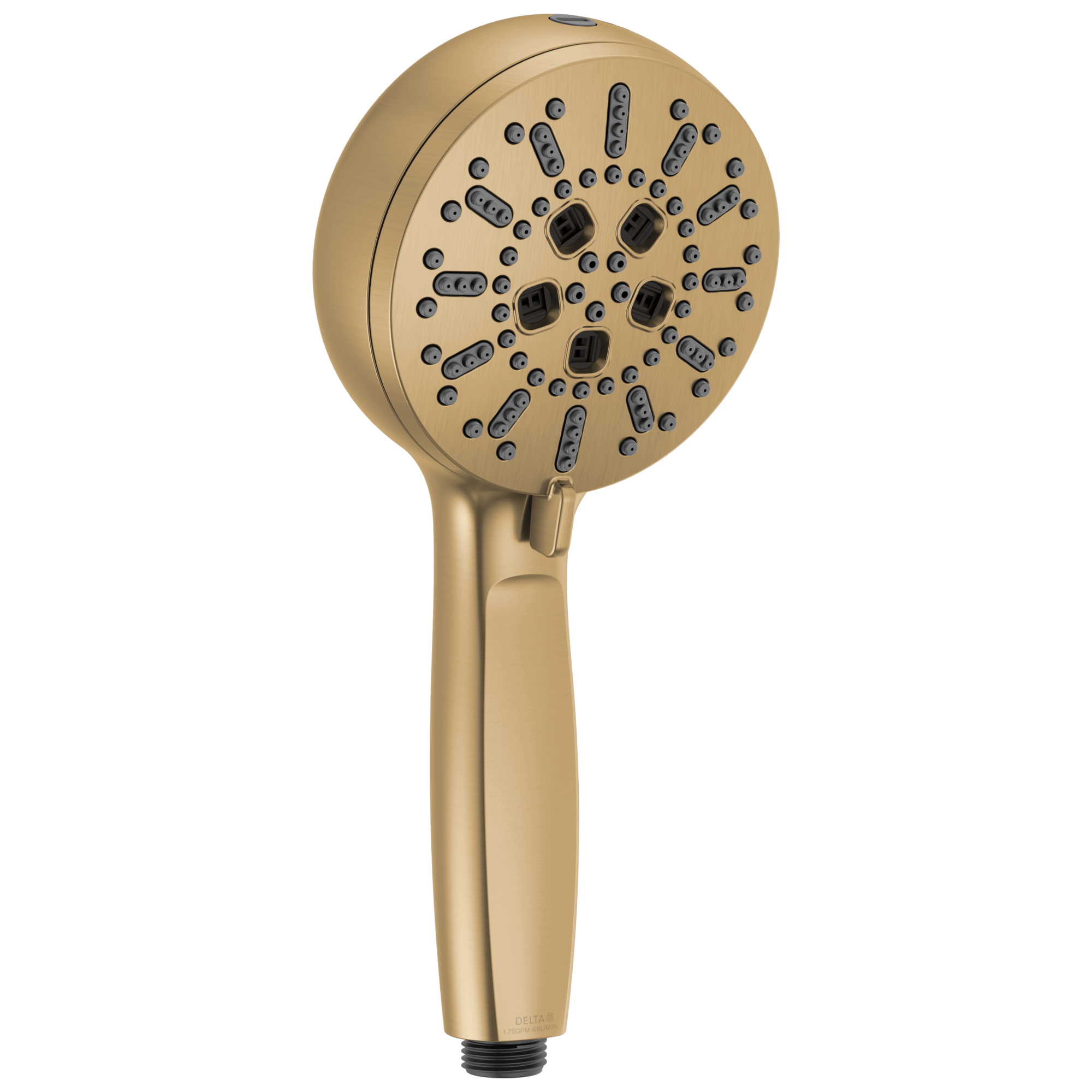 Delta 59584-CZ-PR-PK ProClean 7.0 -Spray Lumicoat Champagne Bronze 4.5-in Round Handheld High Pressure Shower Head 1.75 GPM