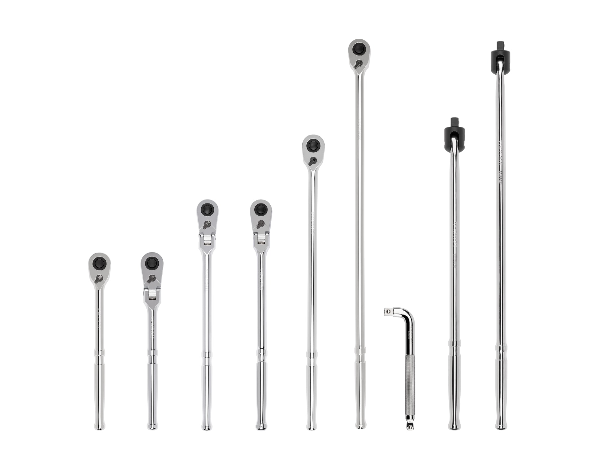 TEKTON 1/2 Inch Drive Quick-Release Ratchet, L-Handle, and Breaker Bar Set (9-Piece) SDR99201 Sansujyuku sansujyuku.com