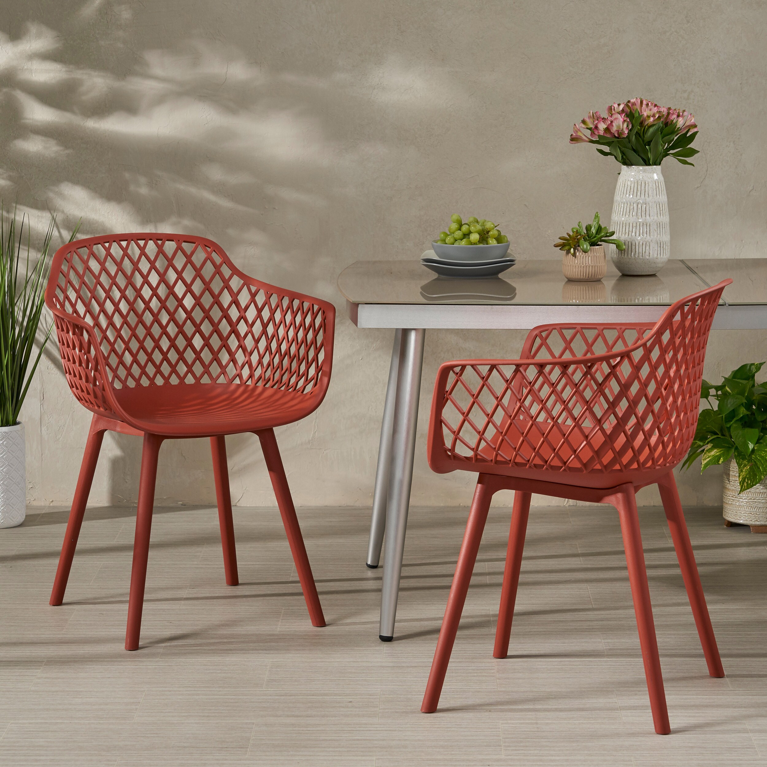 ModernLuxe L-69069.00RED Patio-Chairs - View #2