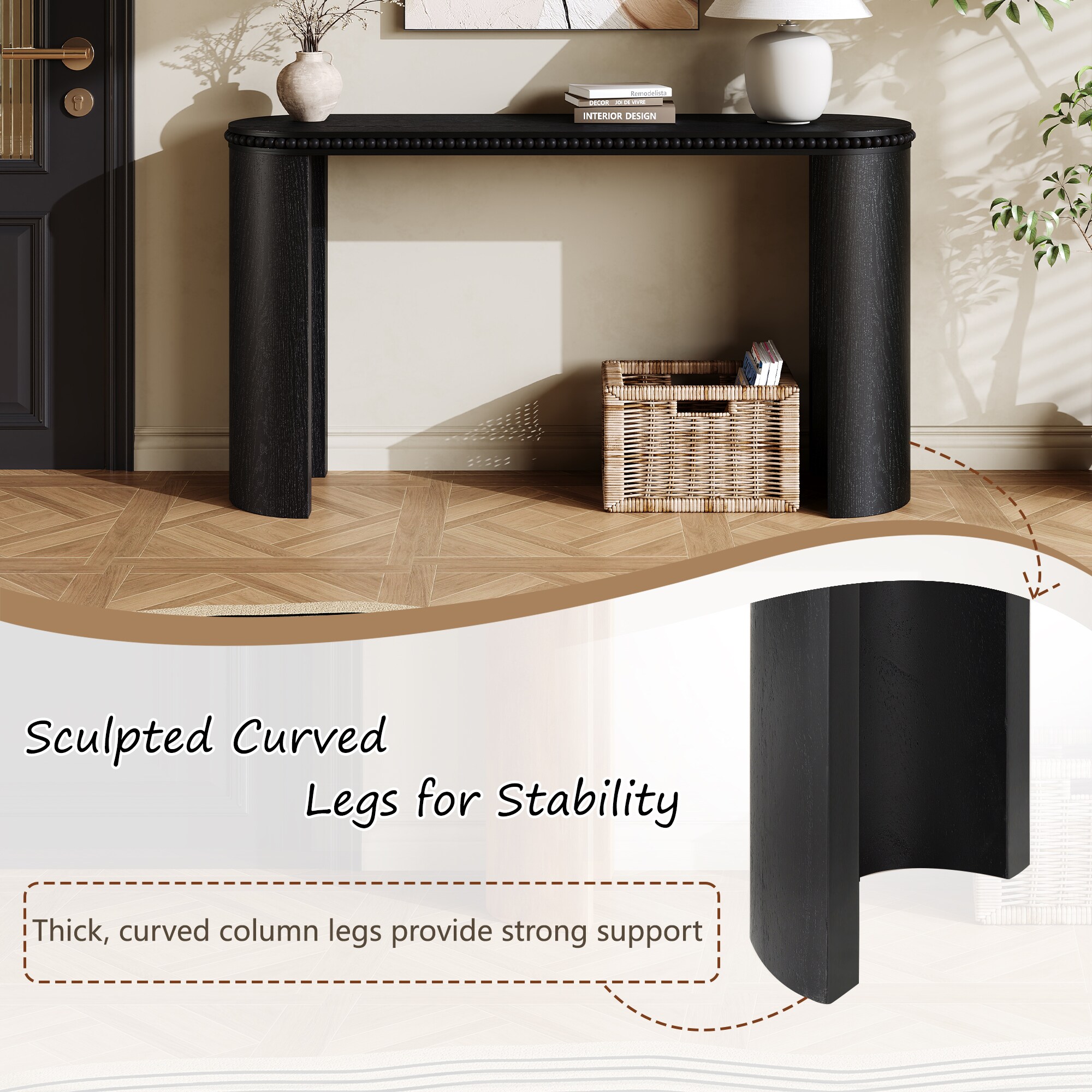 ModernLuxe L3P-N760P286010B Console-Sofa-Tables - View #3