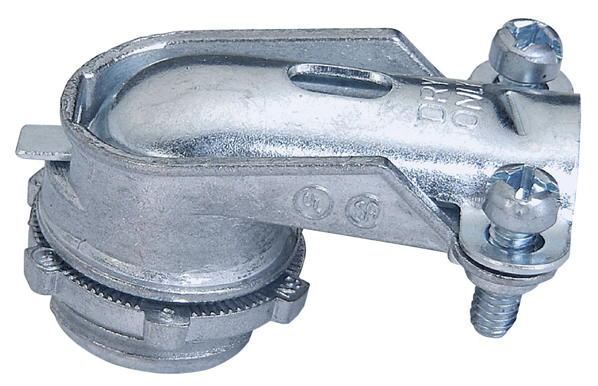 Sigma ProConnex 3/8-in 90 -Degree Flexible / Die cast zinc Squeeze Connector Conduit Fittings