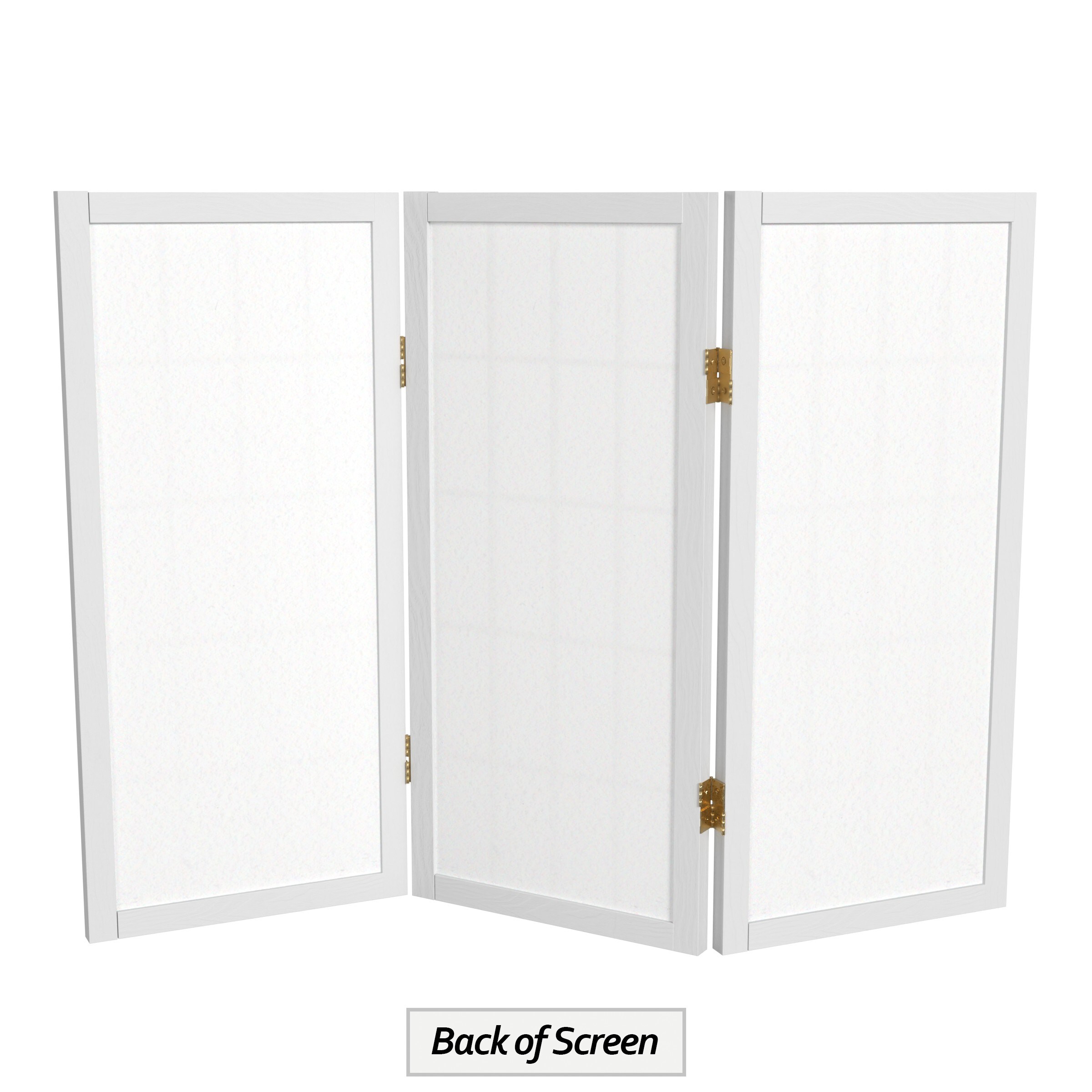 Oriental Furniture WP24-WHT-3P Indoor-Privacy-Screens - View #2