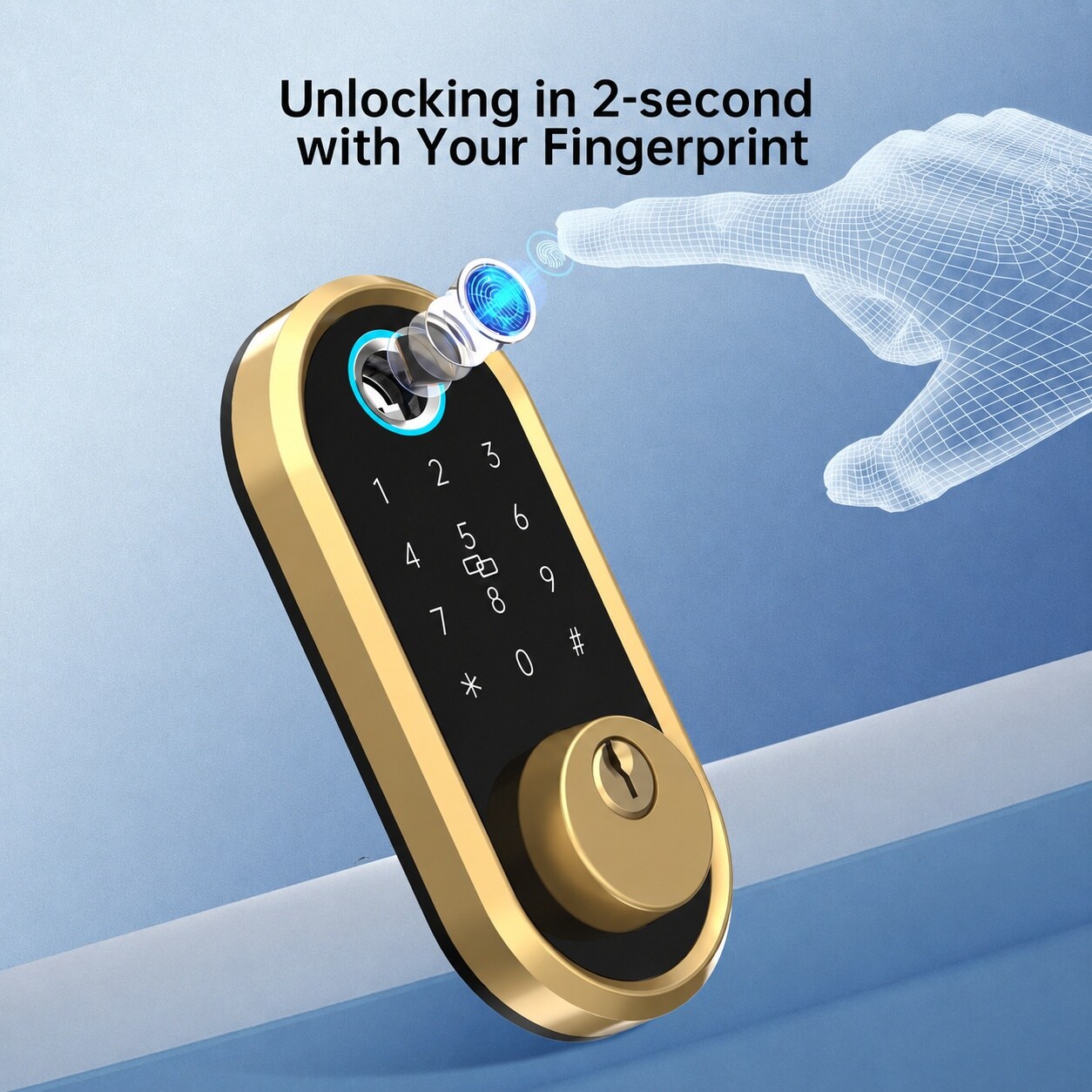 Oyezvary LOZ0803O396 Electronic-Door-Locks - View #3