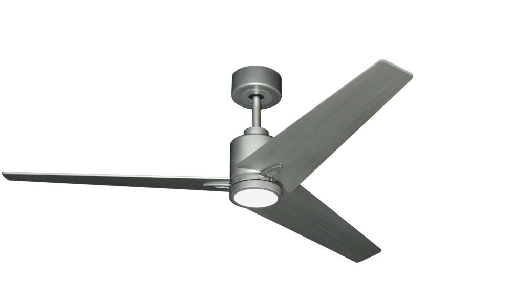 TroposAir Reveal 52-in Brushed Nickel Indoor/Outdoor Smart Propeller ...