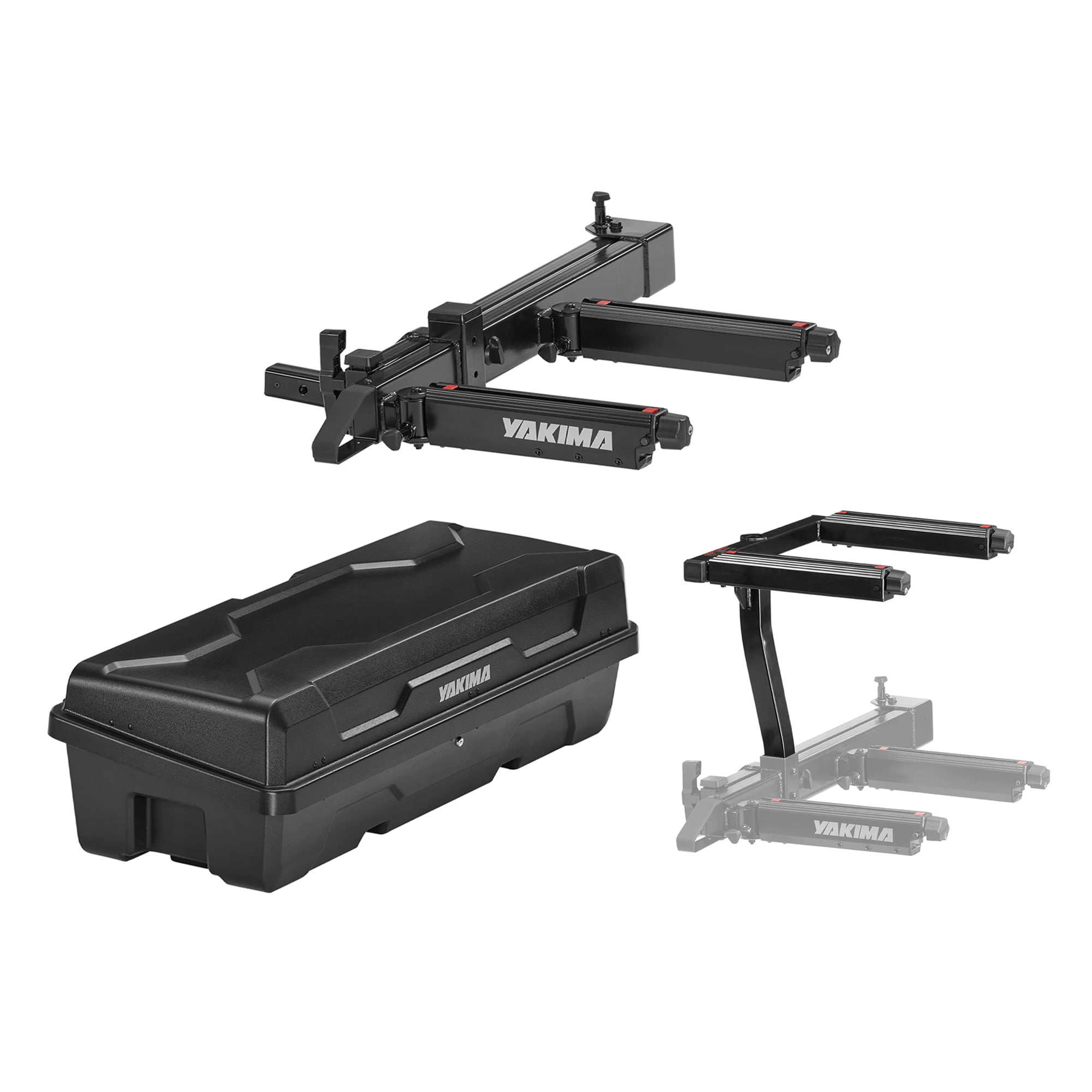 YAKIMA 406408 34-in L x 49-in W x 9.5-in H Steel Hitch Cargo basket 3 -Pack