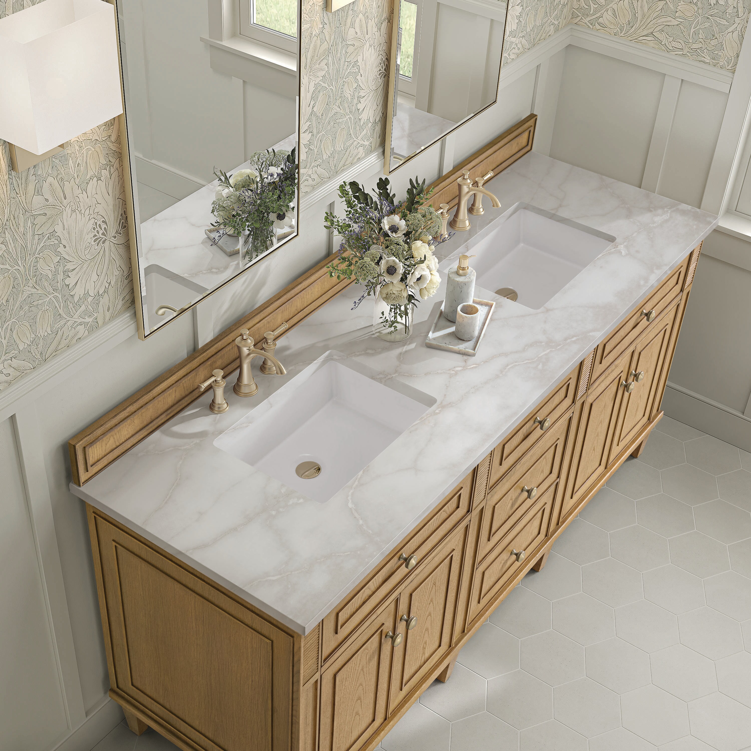 James Martin Vanities 424-V72-LNO-3VSL Bath-Vanity-Combo - View #5