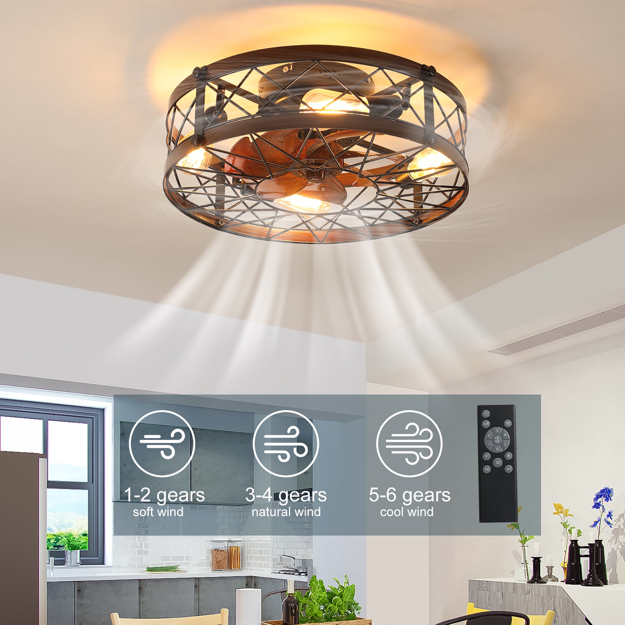 Fun Orange FUNQ3CF03 Ceiling-Fans - View #4
