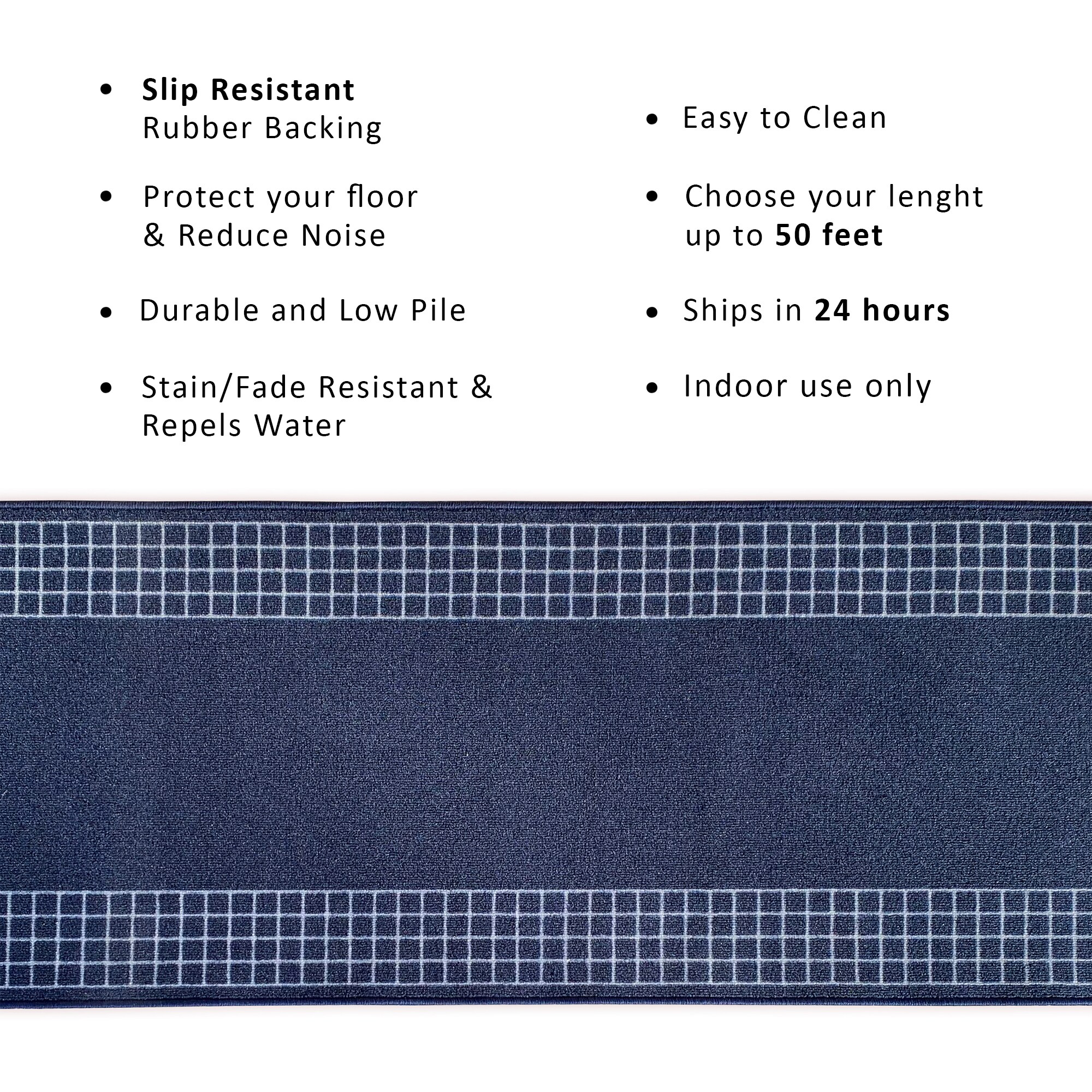 Playa Rug Y-CHK-BLU-31X42 rugs - View #4