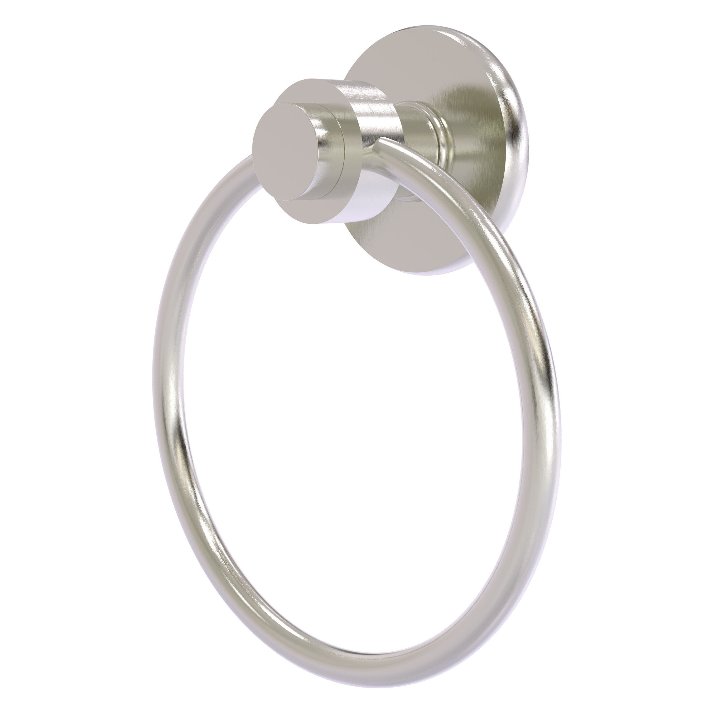Allied Brass 916-SN Mercury Satin nickel Wall mount Single Towel Ring