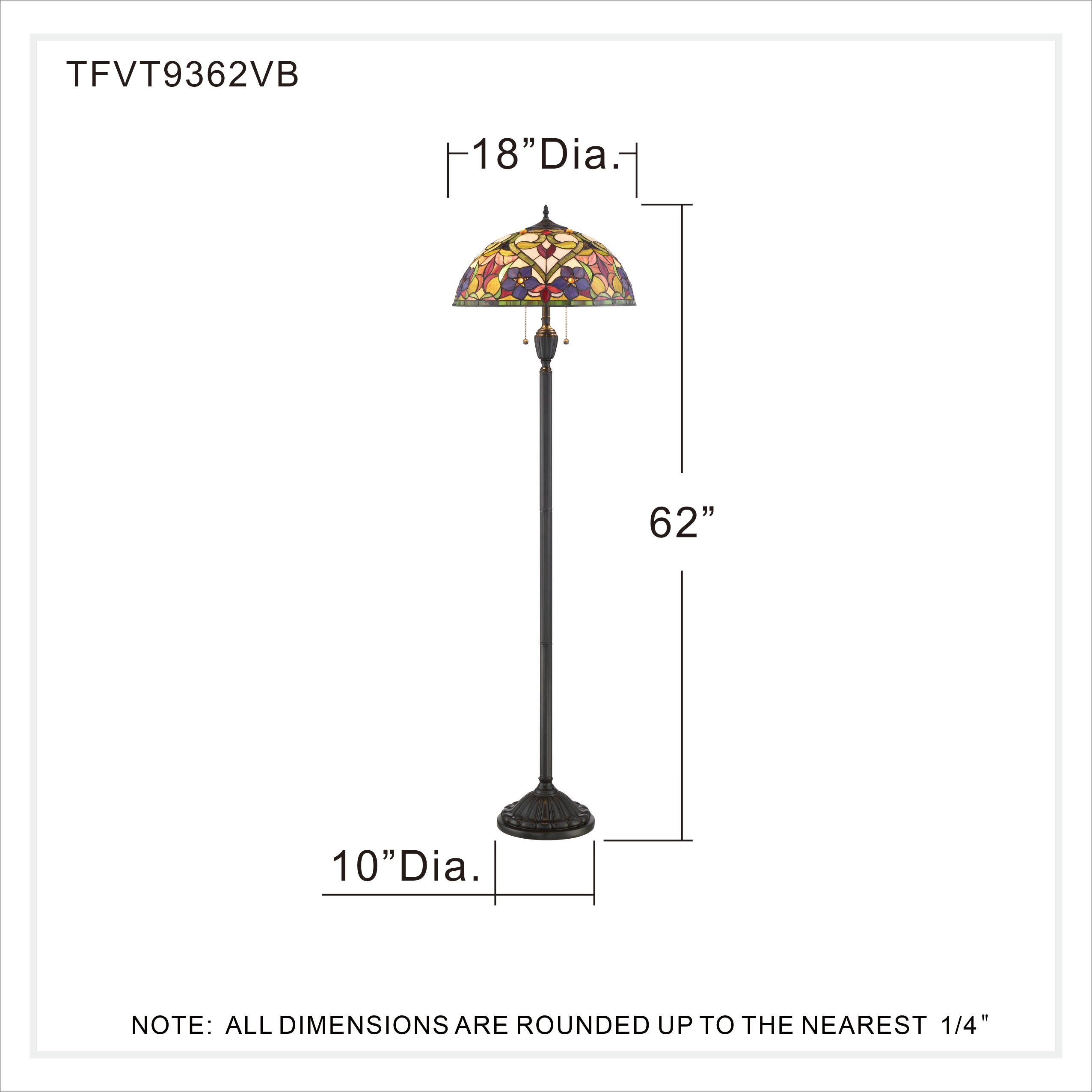 Quoizel TFVT9362VB floorlamps - View #4
