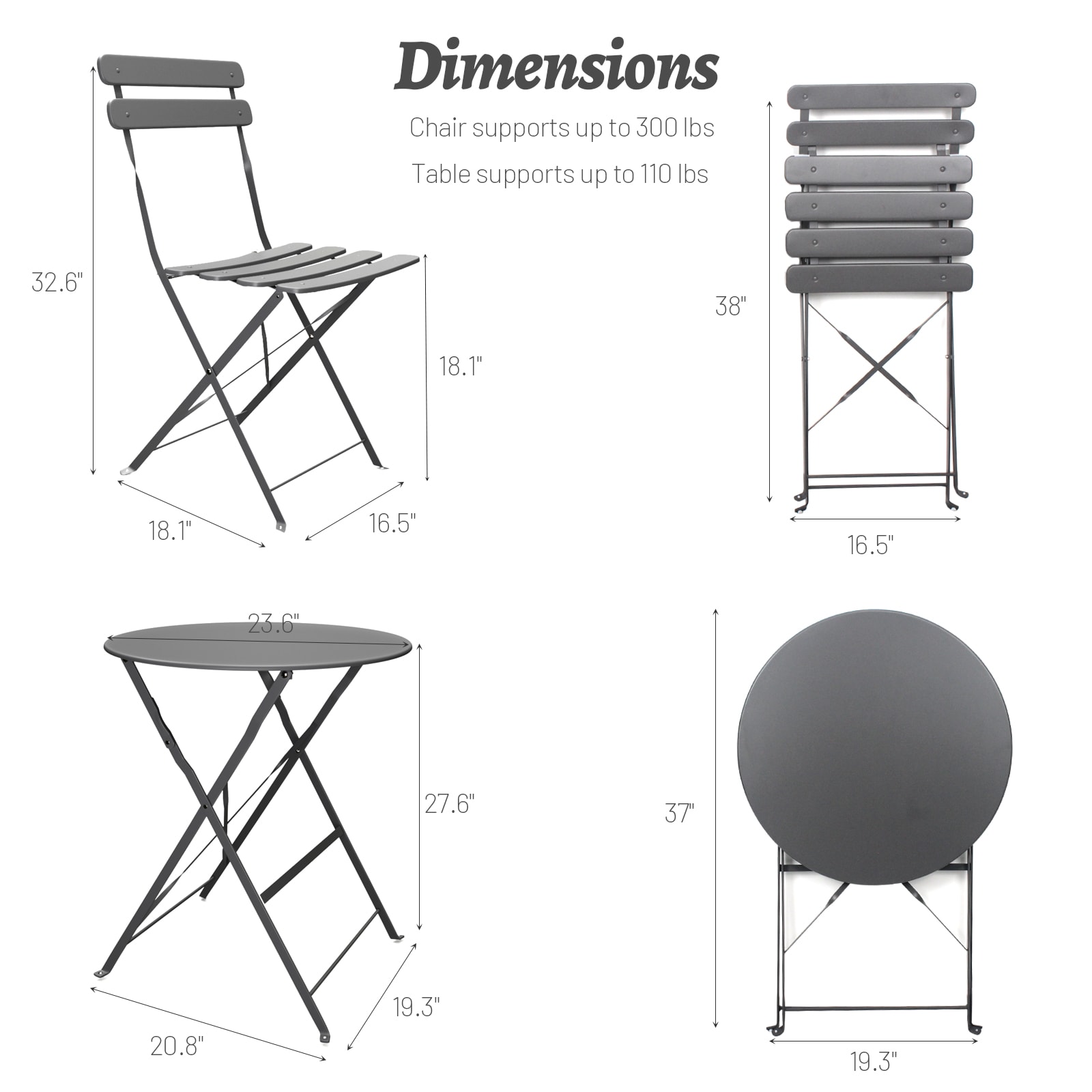 Moda Furnishings W400128200 Patio-Conversation-Sets - View #2