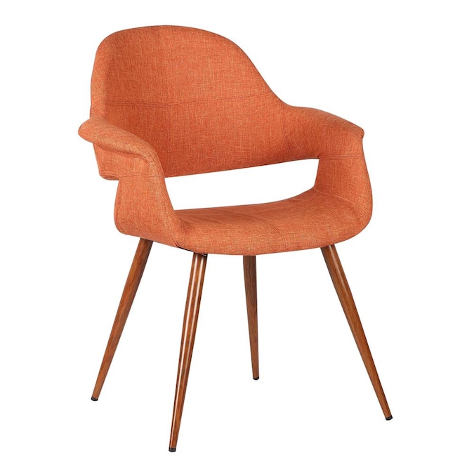 Armen Living Phoebe Contemporary Modern, Modern Orange Dining Chairs