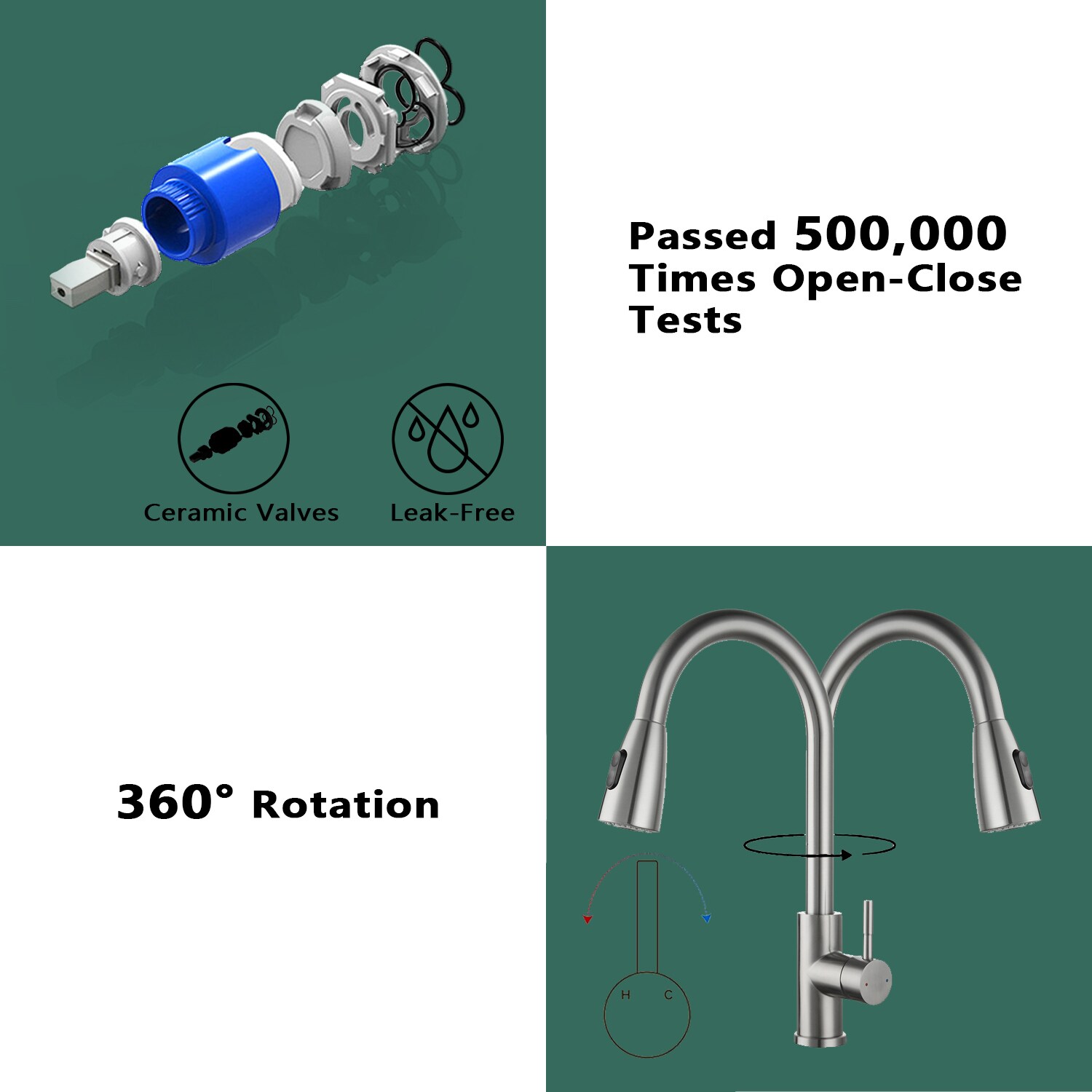 Maincraft 028HK80BN Kitchen-Faucets - View #11