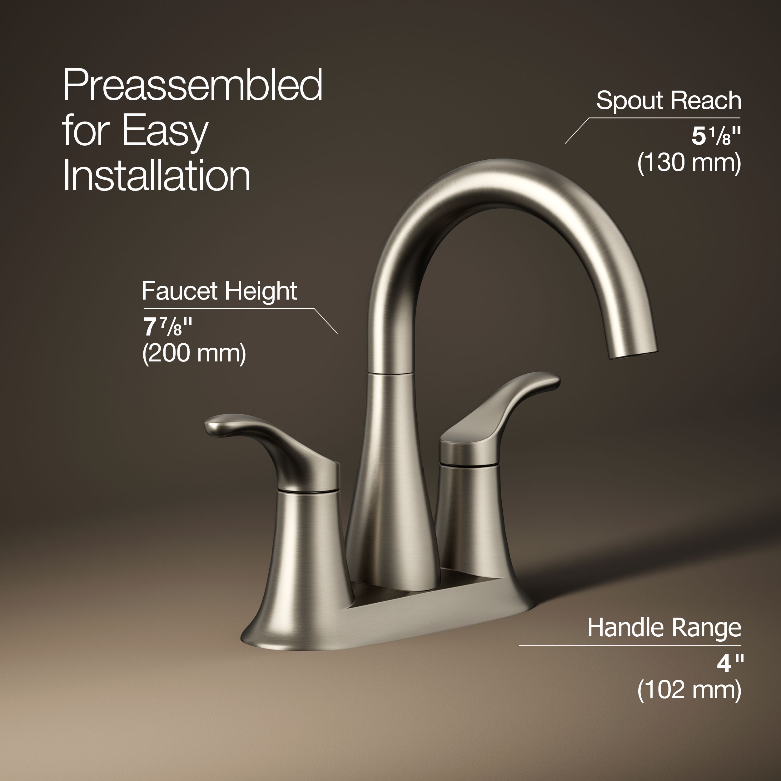 KOHLER 27388-4-BN Lavatory-Faucets - View #3