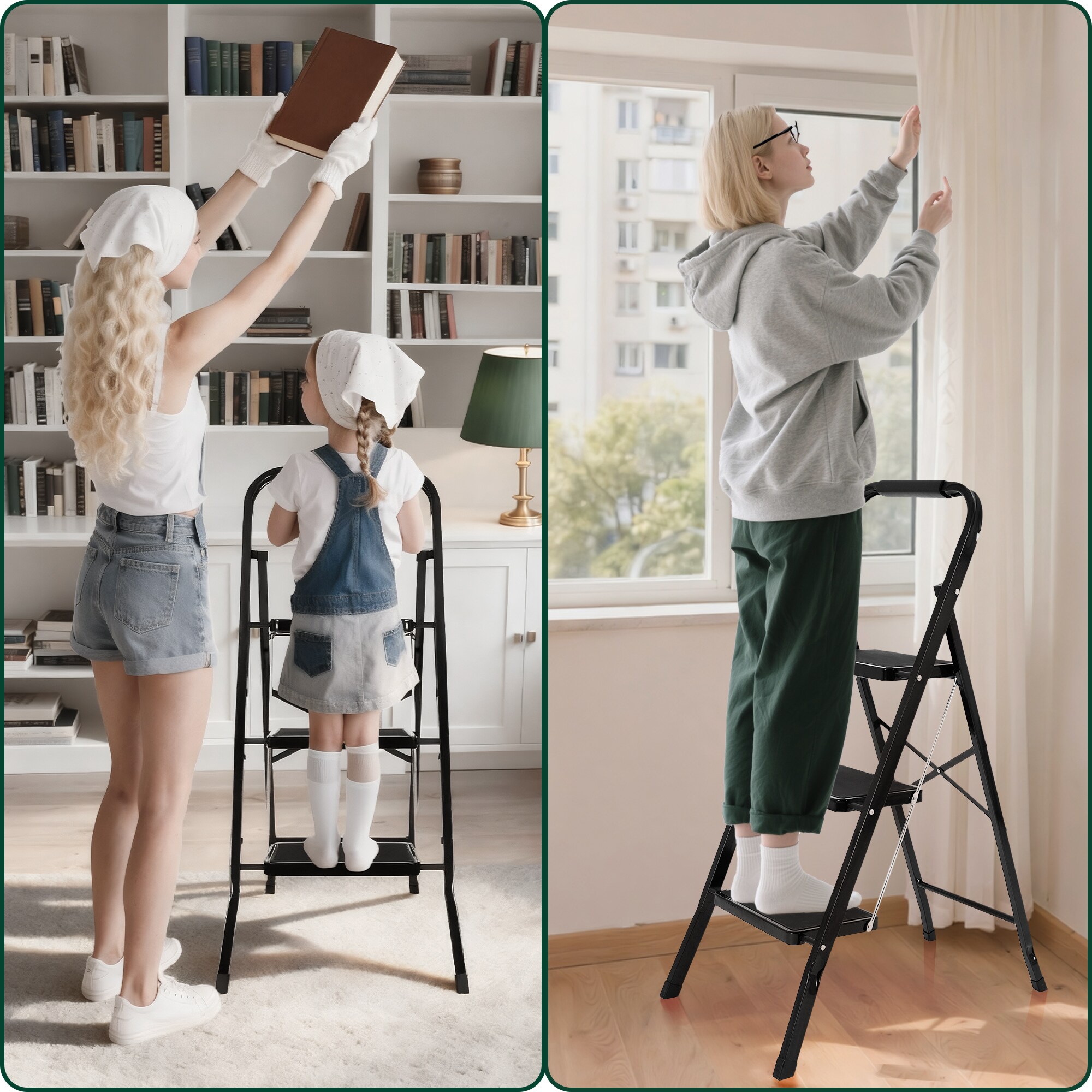 Huluwat T-F1-T3B Step-Ladders - View #10