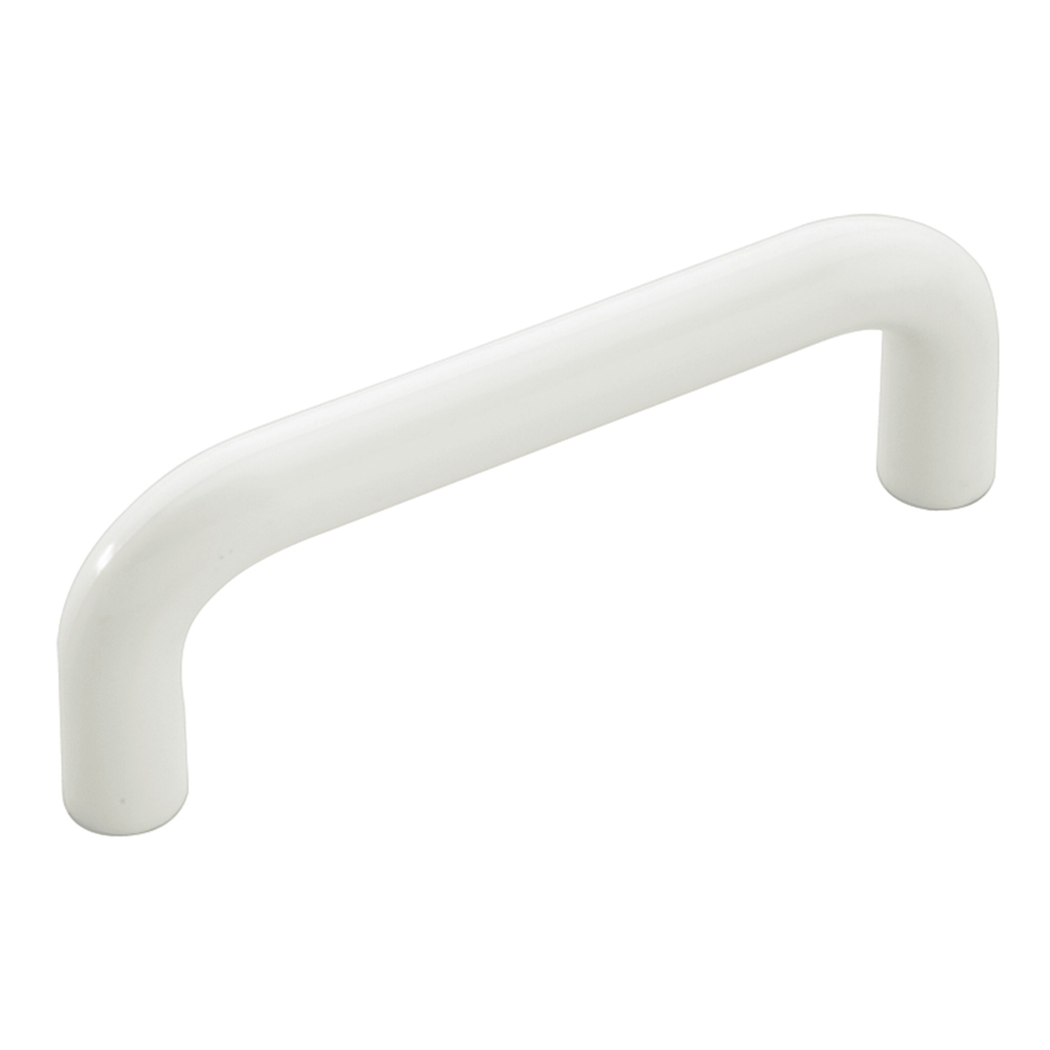 Hickory Hardware P813-W-25B Wire Pulls 3-in , 76mm Center to Center White10 Rectangular Handle 25 -Pack