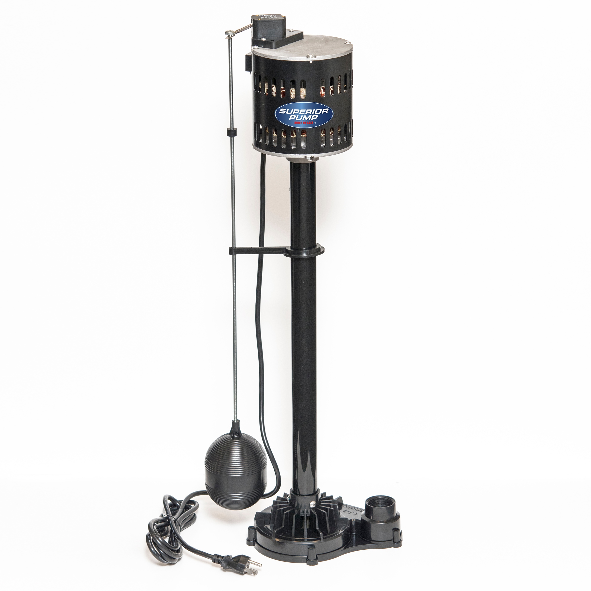 Superior Pump 1/3-HP 120-Volt Thermoplastic Pedestal Sump Pump in the Water  Pumps department at