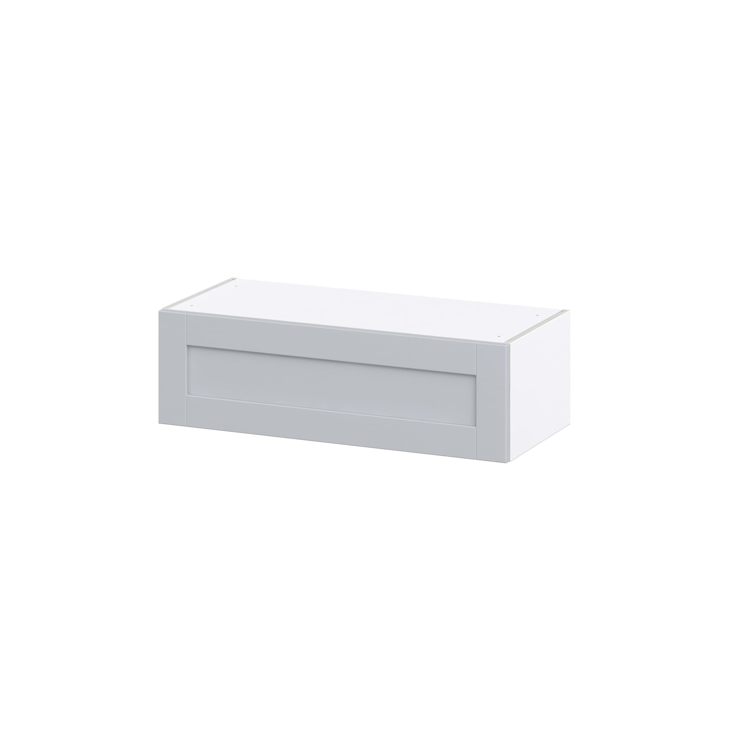 Hugo&Borg Charlesberg 33-in W x 15-in H x 14-in D Gray Wall Fully Assembled Cabinet (Recessed Panel Shaker Door Style)
