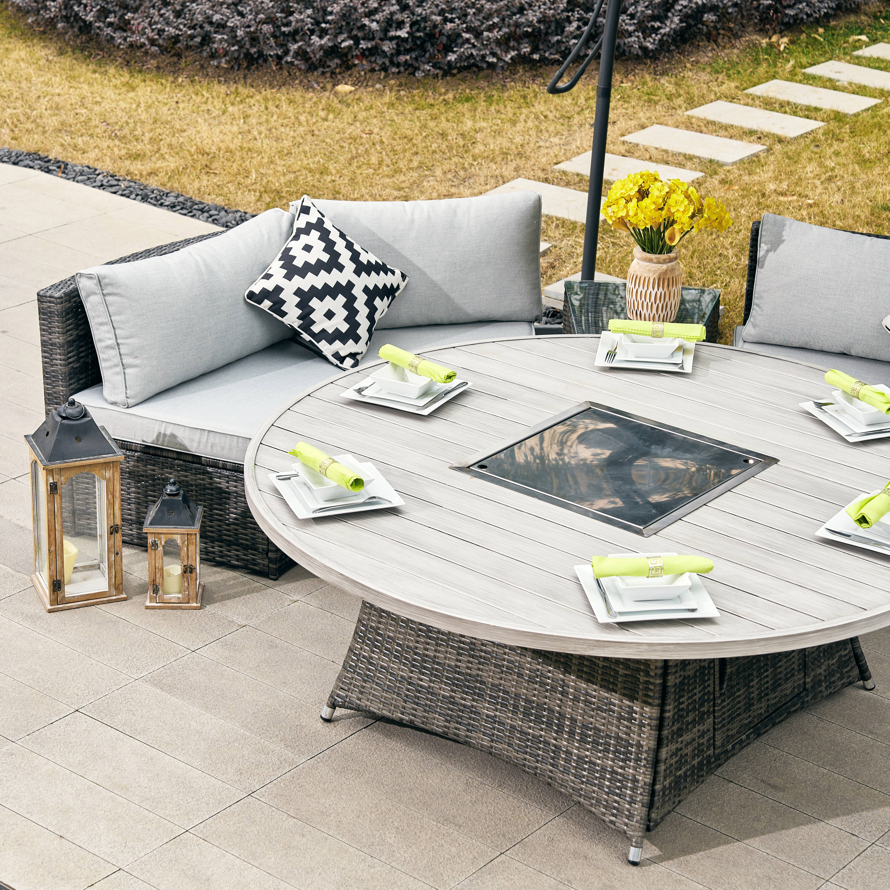 Direct Wicker DWS-1205B6S2T&08A-G Patio-Dining-Sets - View #8