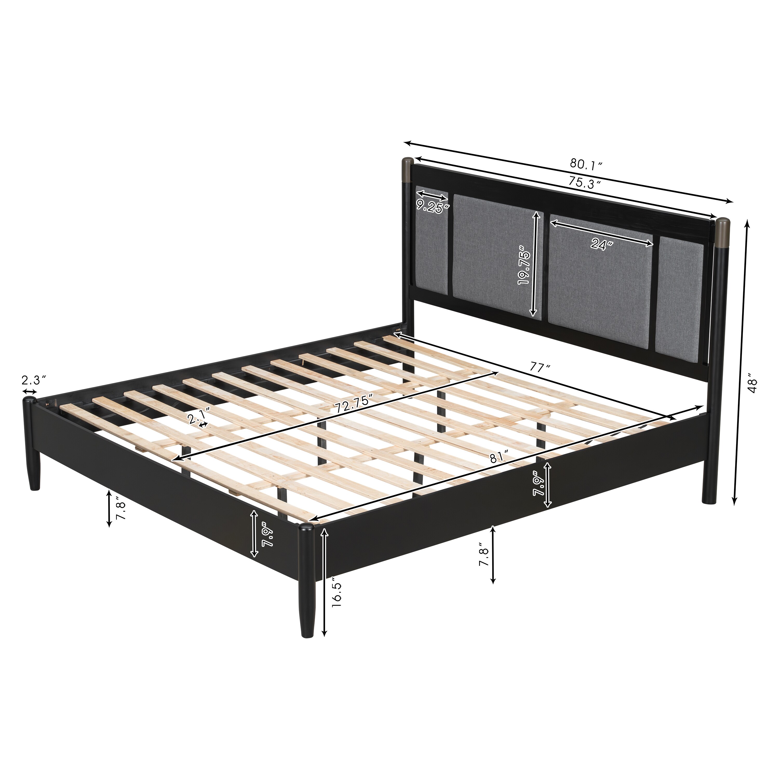 Christopher Knight Home Calhoun Solid Wood King Bed with