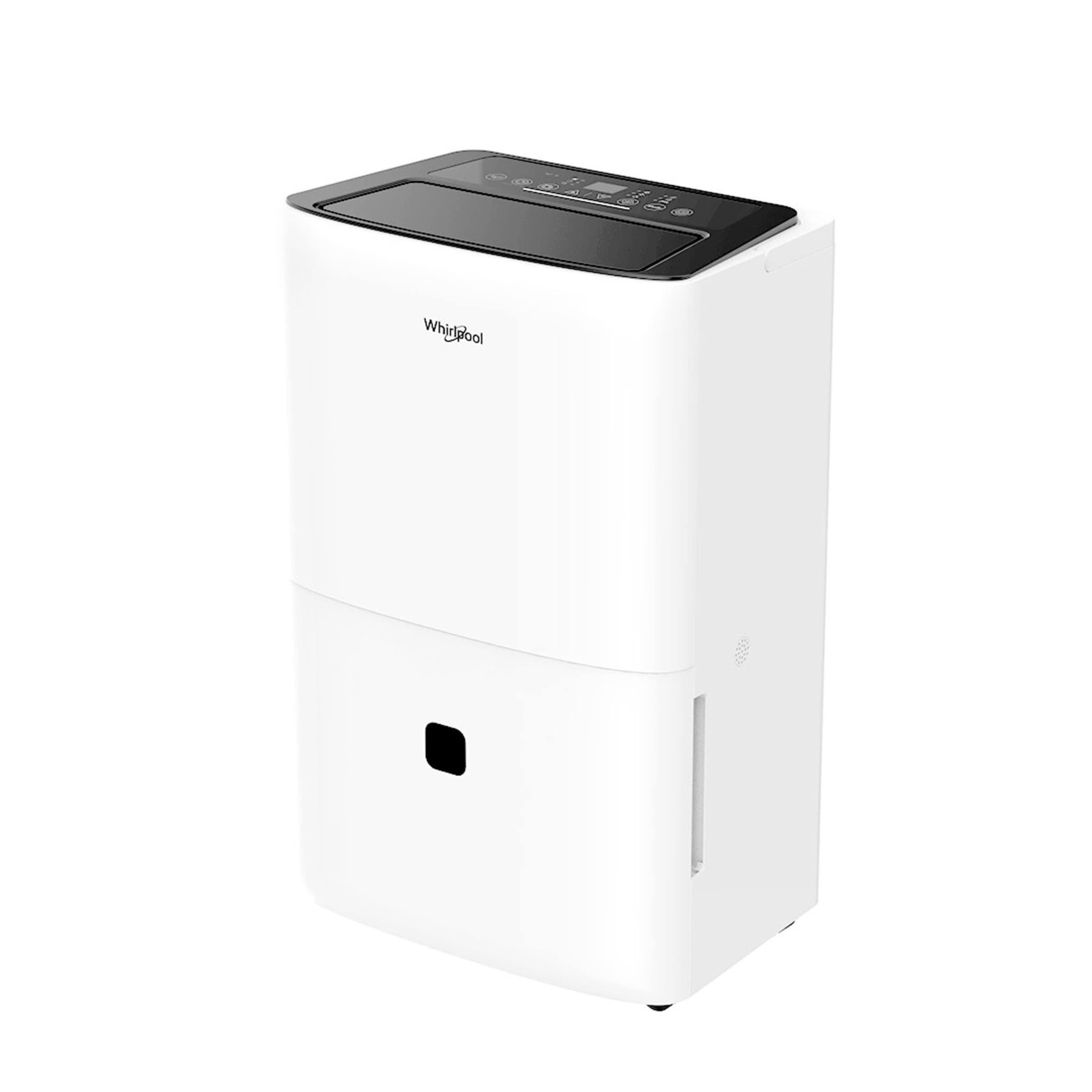 Whirlpool 50 -Pint Large Room Dehumidifier For Basements , , ENERGY STAR Certified White #WHHD501AW