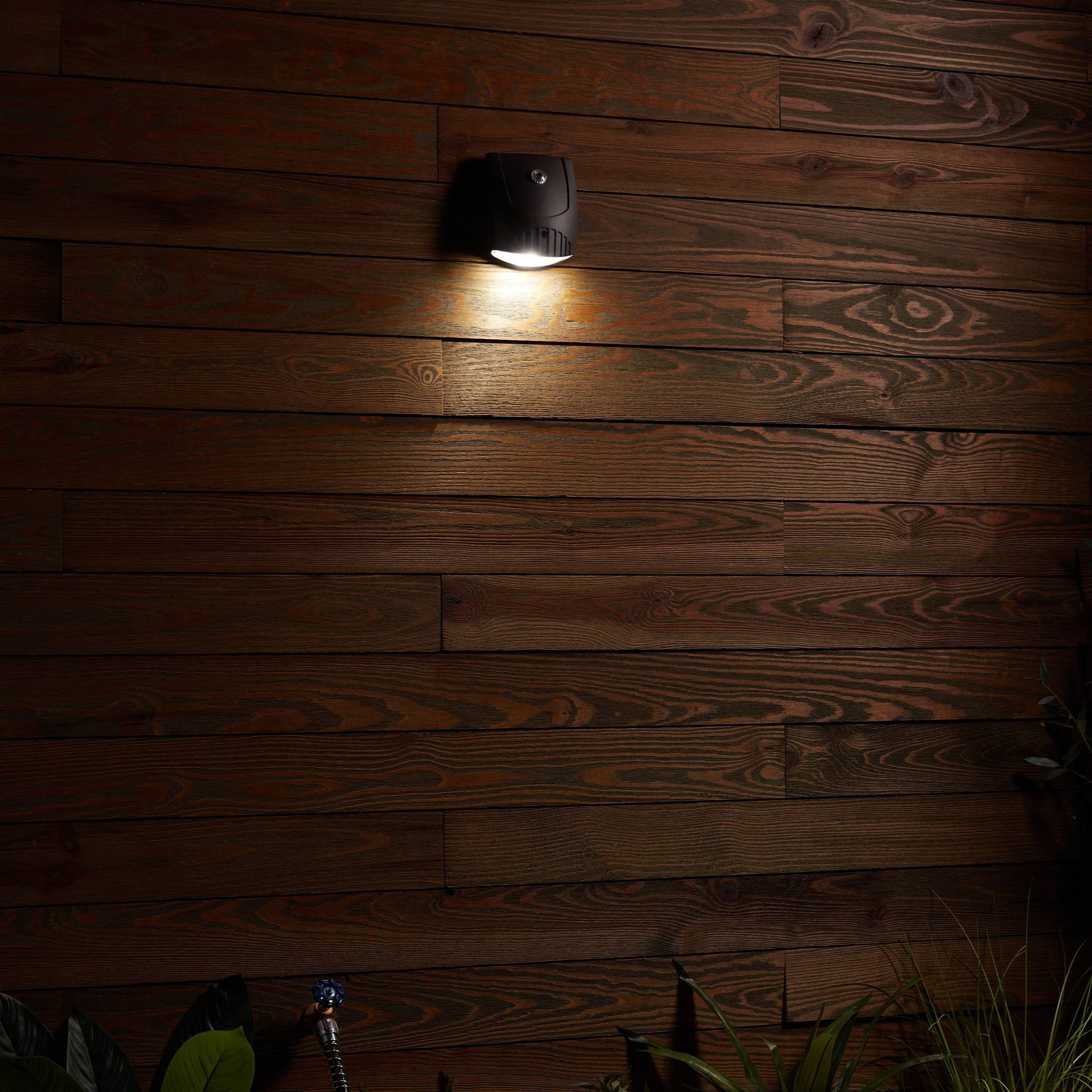 All-Pro 70-Watt EQ Hardwired LED Bronze 1-Head Dusk-to-Dawn Flood Light 1000 -Lumen at