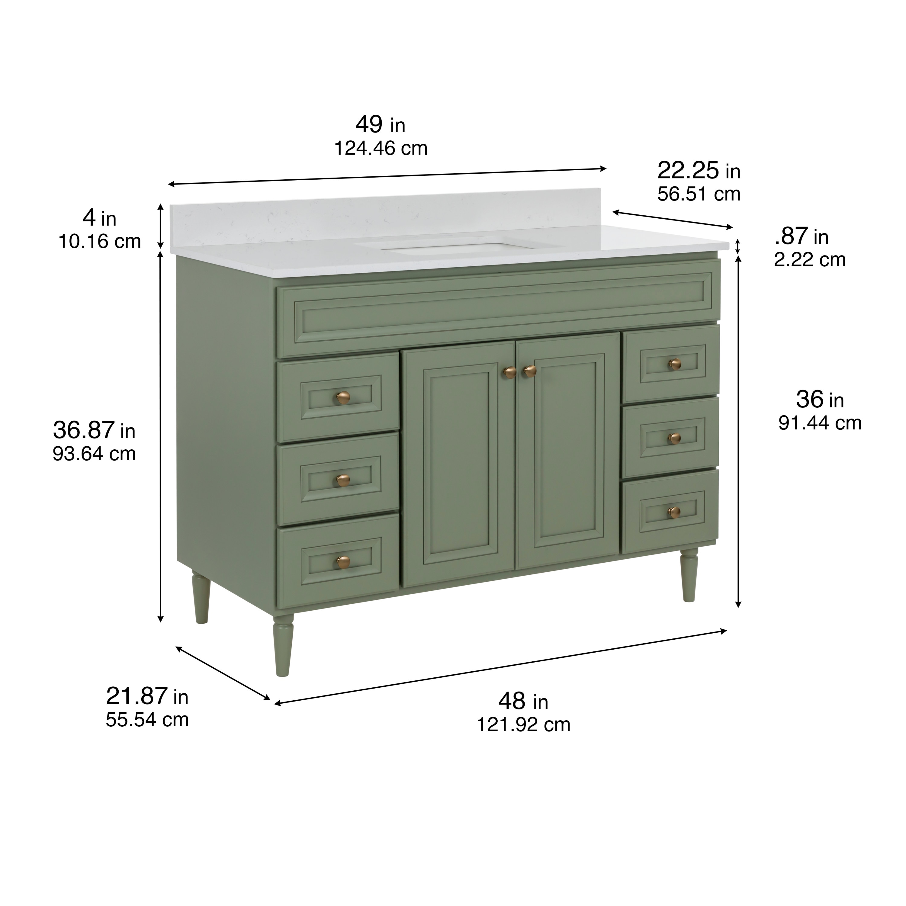 Diamond C48W30360 Bath-Vanity-Combo - View #4