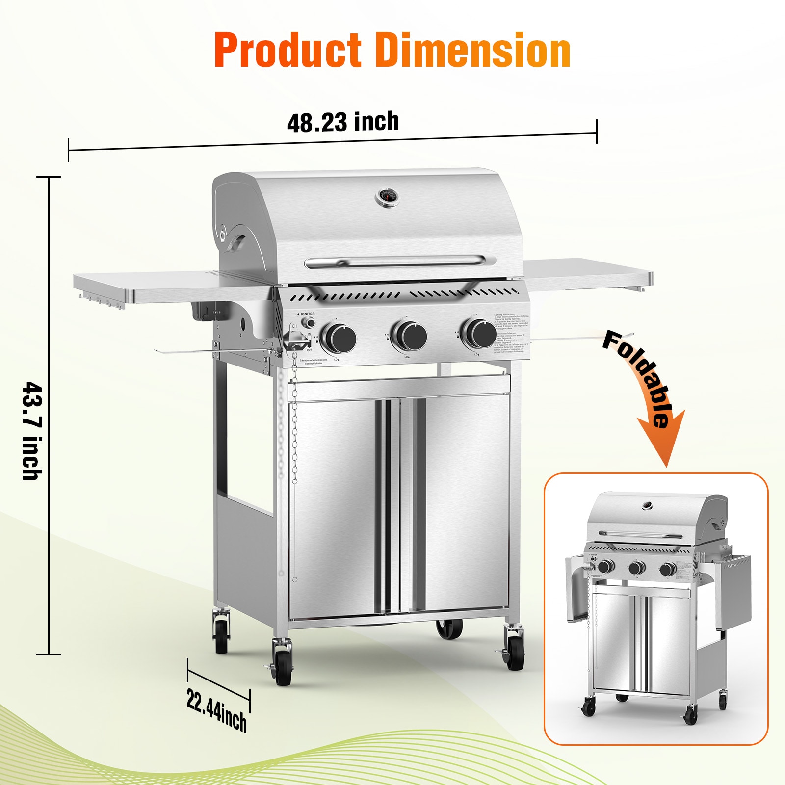 COWSAR LSG8921 Gas-Grill - View #7