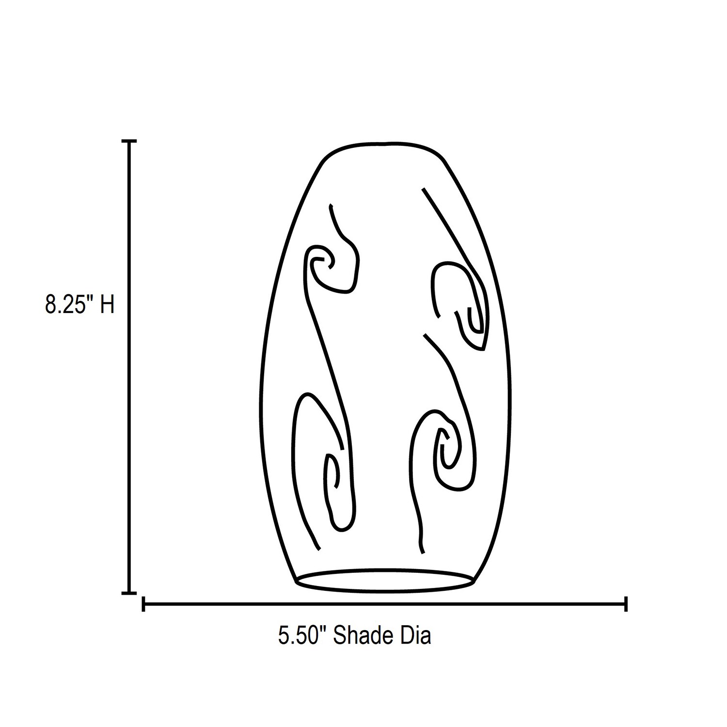 Access Lighting 23111-RUSKY Light-Shades - View #3