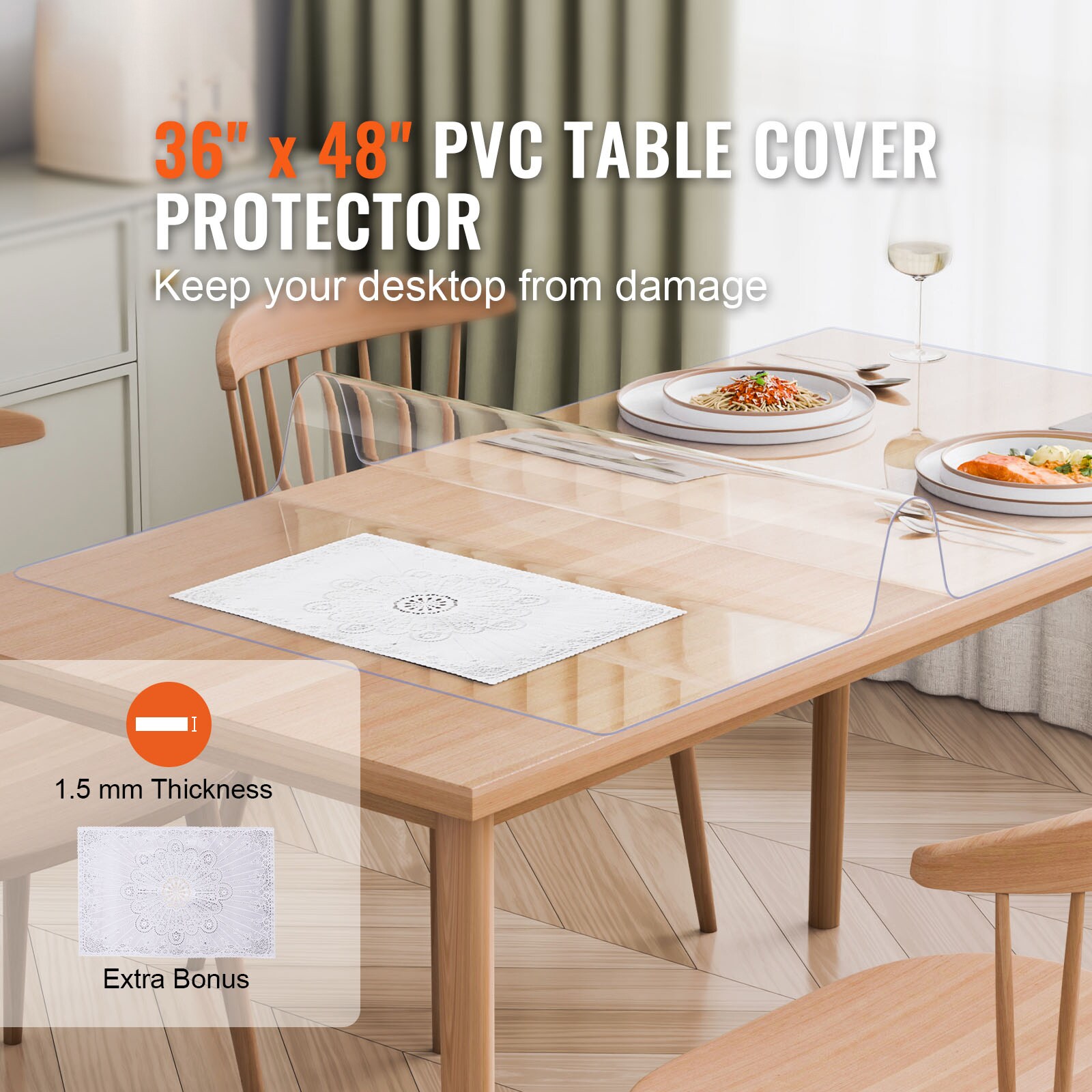 VEVOR SCZFXPVCZB3606975V0 Table-Covers - View #2