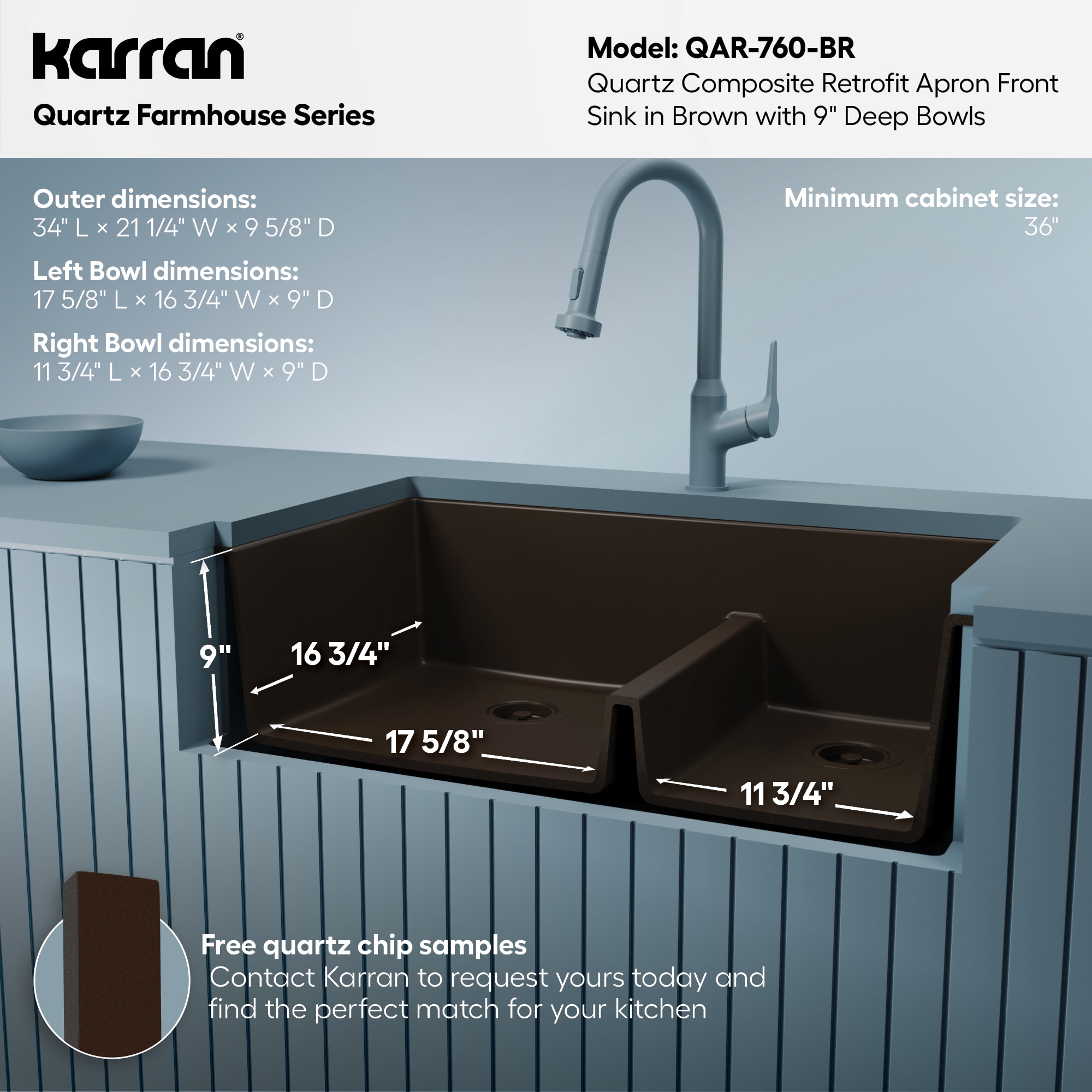 Karran QAR-760-BR Kitchen-Sinks - View #6