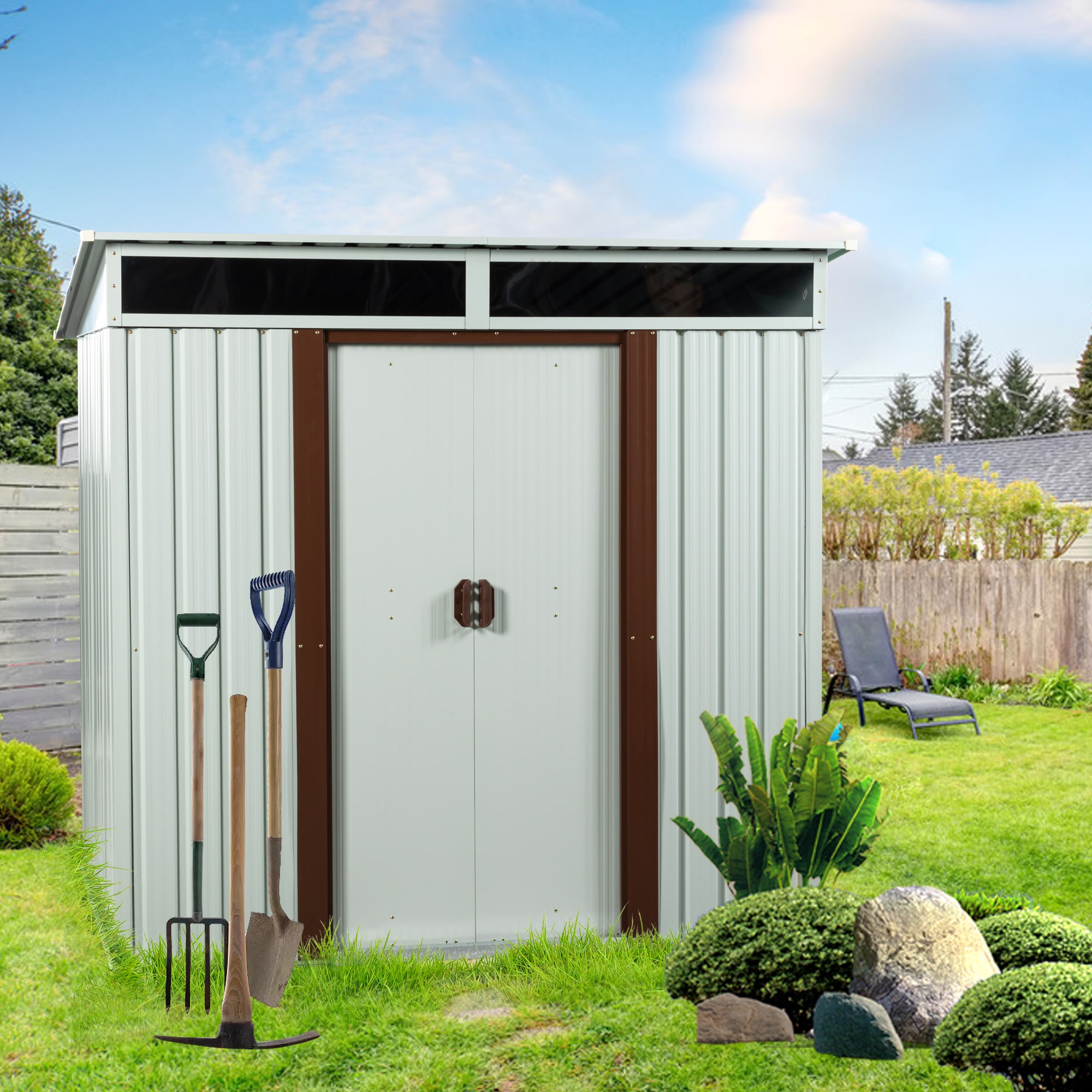 Iseryn OS07104 Metal-Storage-Buildings-Sheds - View #5