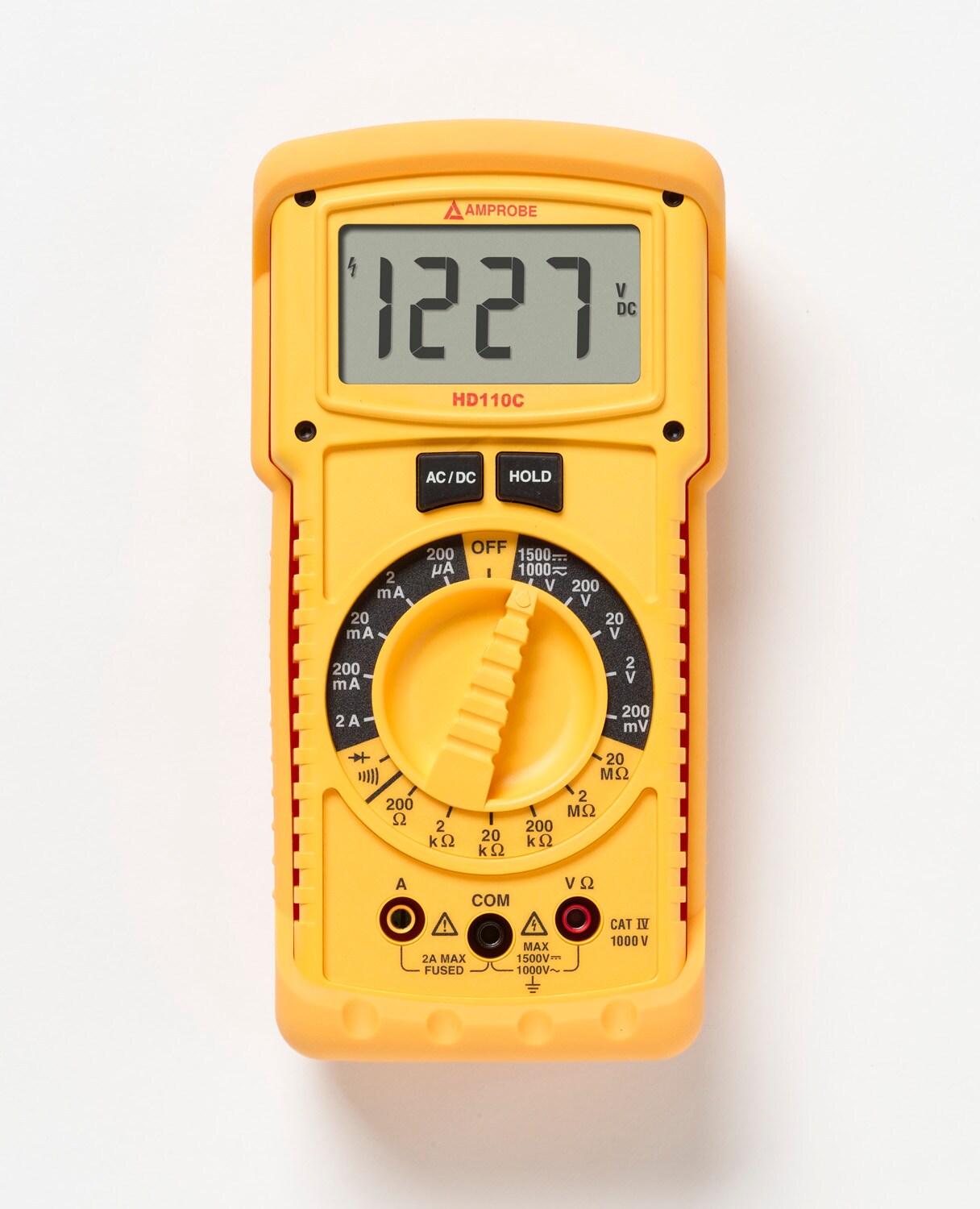 Digital Cat Iv Multimeter 1000-Volt in Yellow | - Amprobe HD110C
